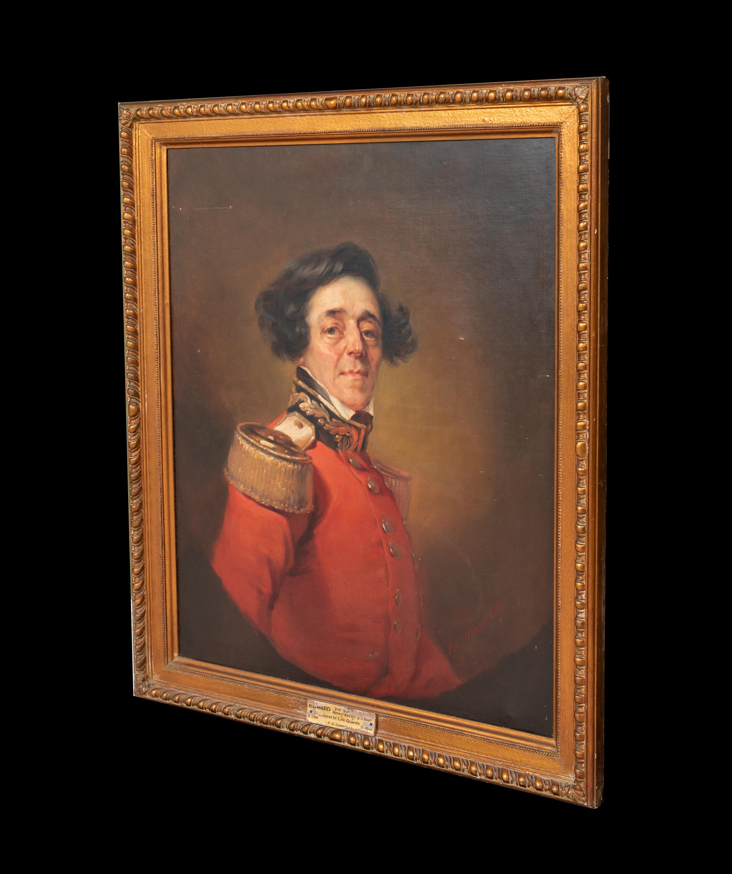 Portrait Colonel Edward Astley 1st Royal Life Guards, 19th Century    For Sale 5