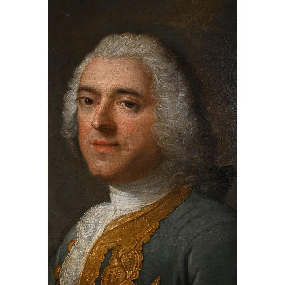 Ritratto del Duca d'Argenson, Ministro della Guerra di Luigi XV - Painting di Unknown
