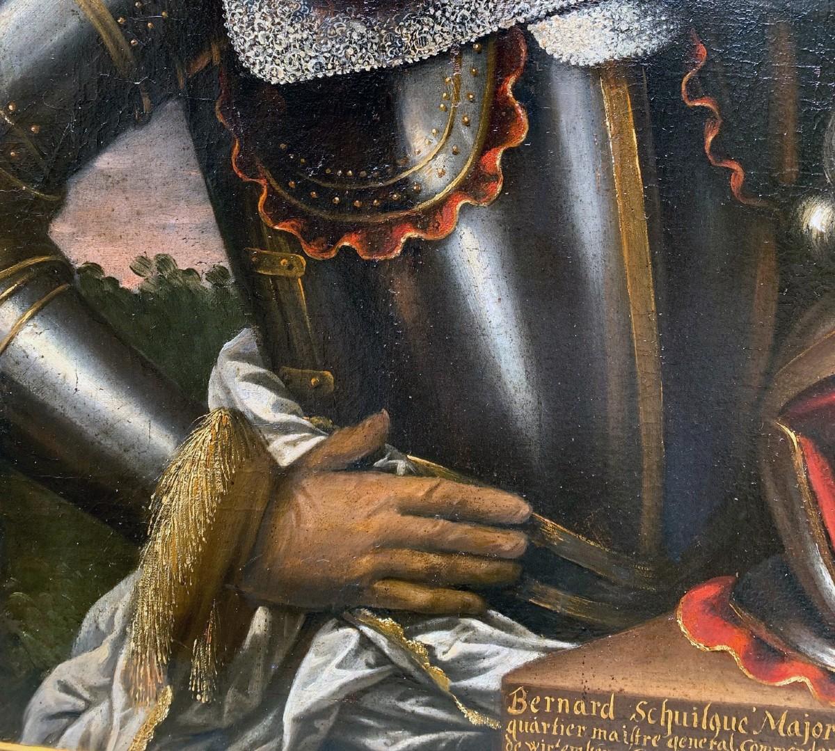 Portrait d’un militaire 1660 - Old Masters Painting by Unknown