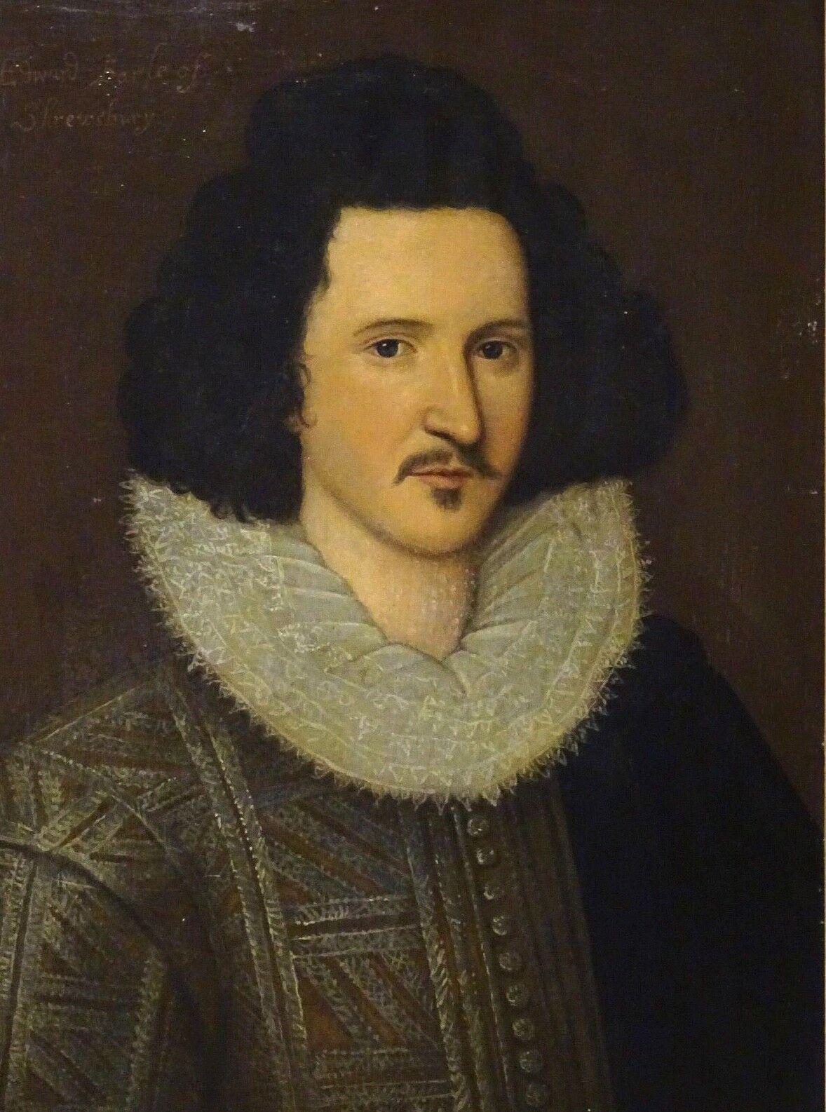 Unknown Portrait Painting - Portrait Edward Talbot (1561-1617), 8th Earl of Shrewsbury