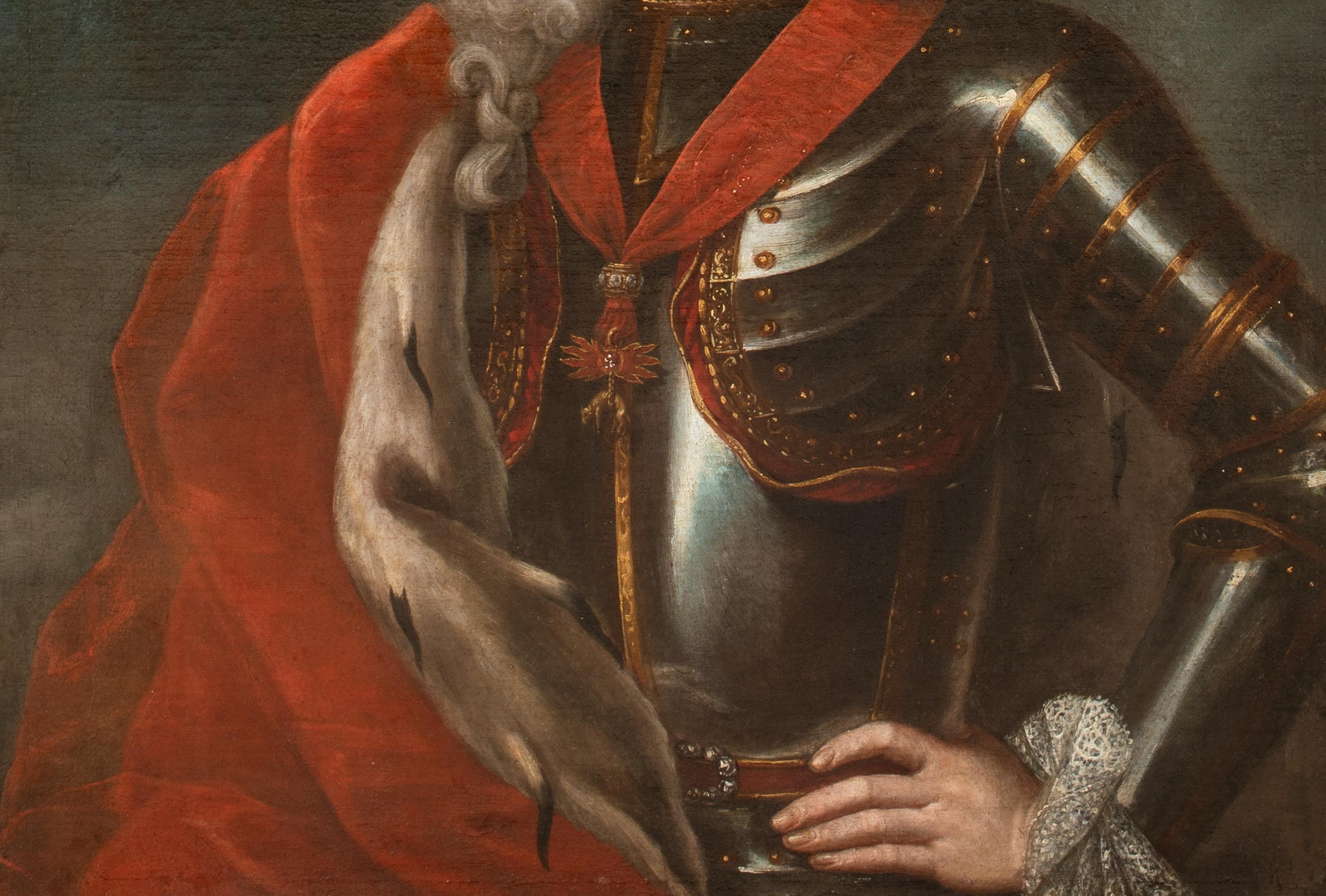 Portrait de l'empereur romain Charles VI (1685-1740), 18ème siècle Franz De Backer en vente 1