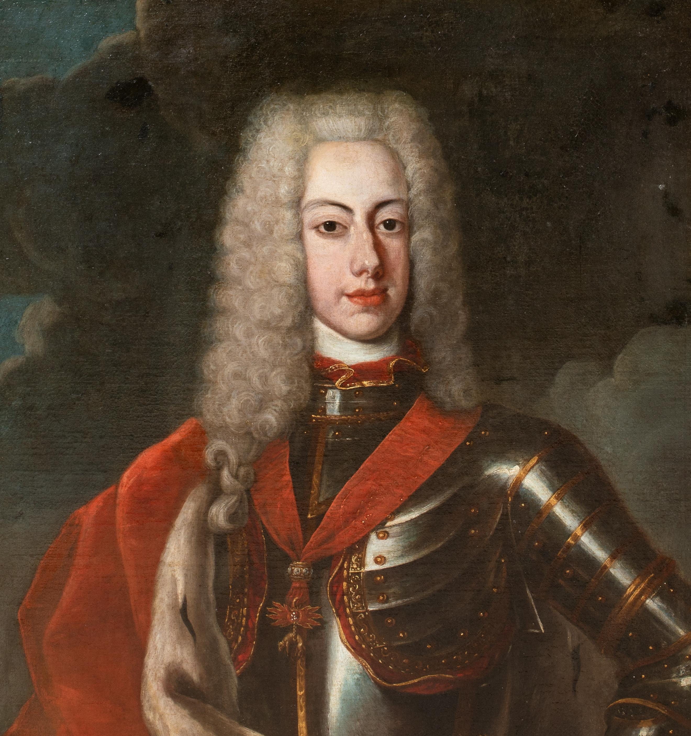 Portrait de l'empereur romain Charles VI (1685-1740), 18ème siècle Franz De Backer en vente 2