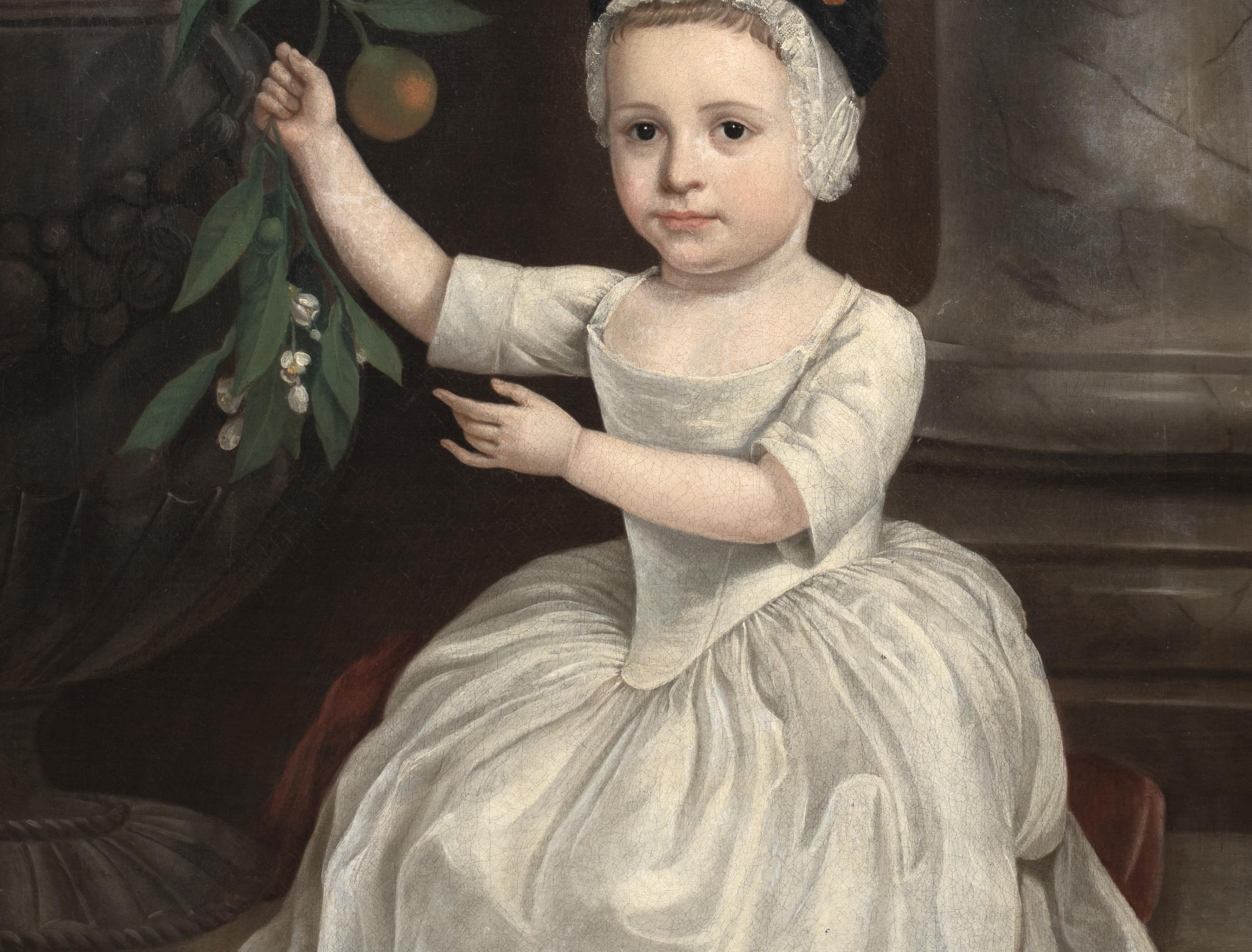 Portrait Identified as Frances Maria Fountayne (1730-1750), 18th Century im Angebot 2