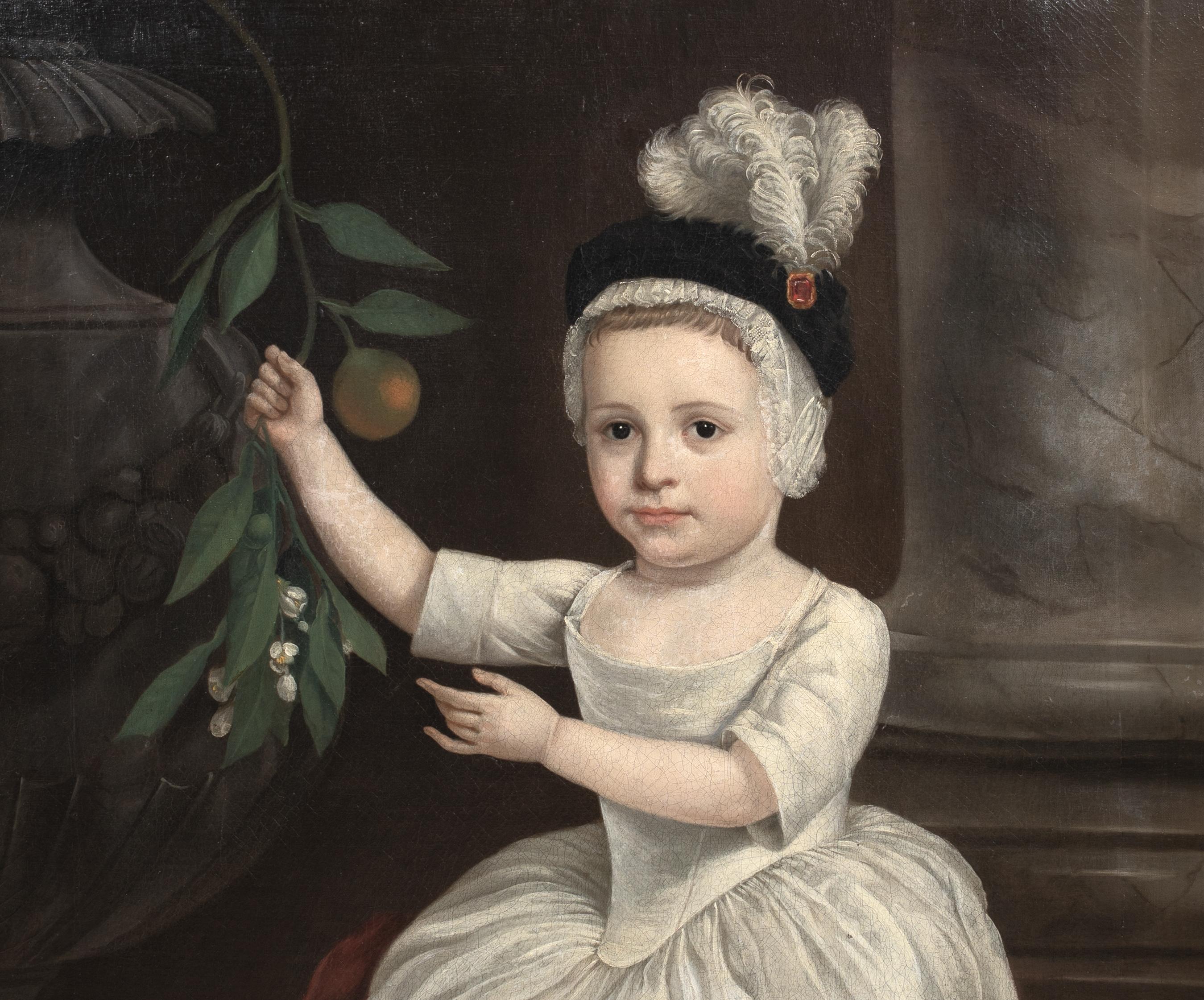 Portrait Identified as Frances Maria Fountayne (1730-1750), 18th Century im Angebot 3