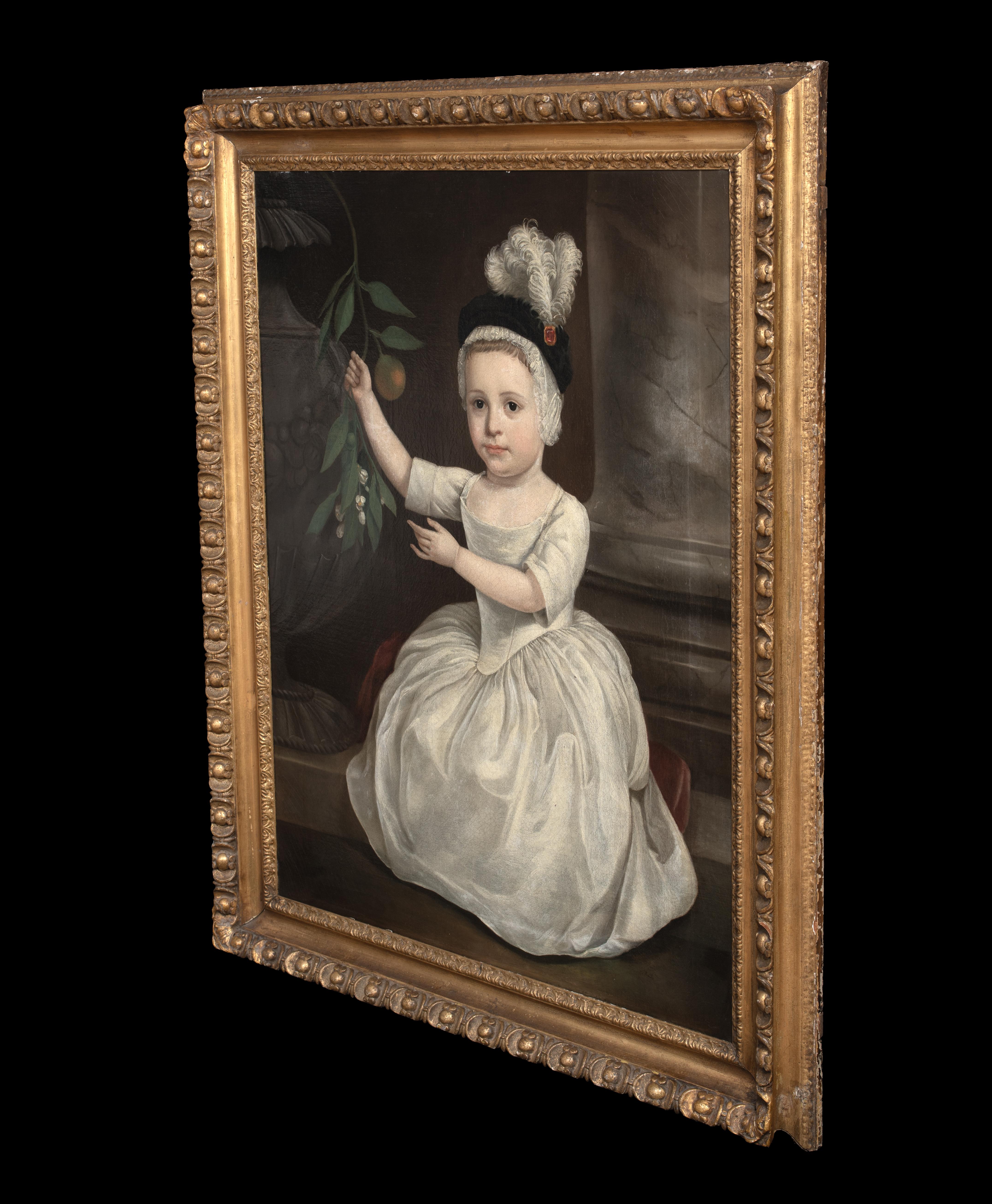 Portrait Identified as Frances Maria Fountayne (1730-1750), 18th Century im Angebot 4