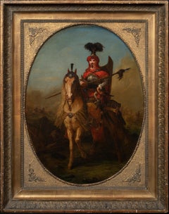 Portrait Of A 17th Century Janissary (Elite Soldier) Of The Ottoman Empire