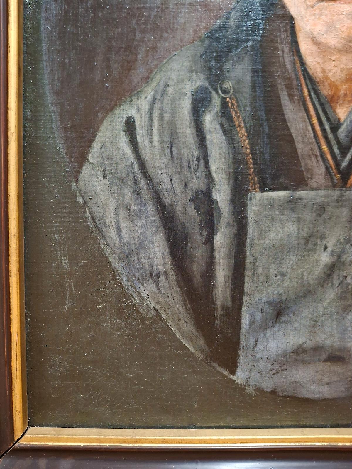 Ritratto di un gentiluomo giapponese del XIX secolo in vendita 1