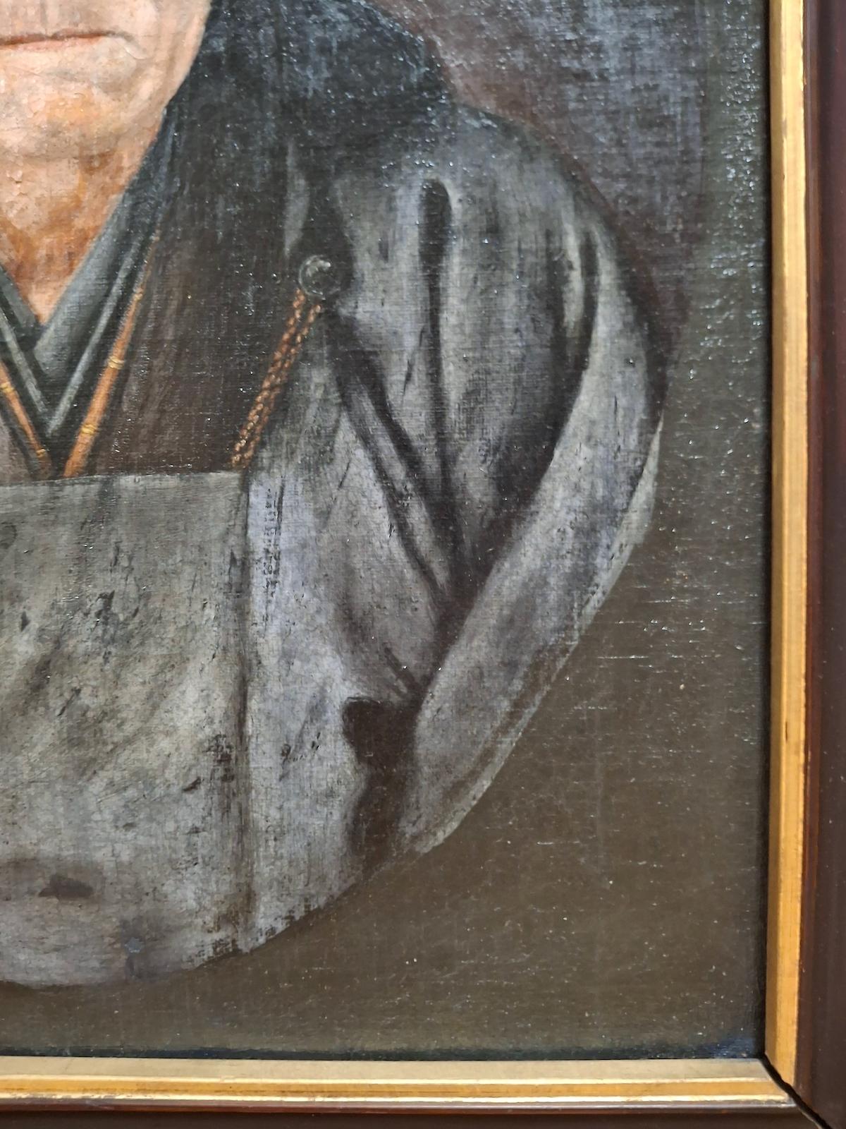 Ritratto di un gentiluomo giapponese del XIX secolo in vendita 2