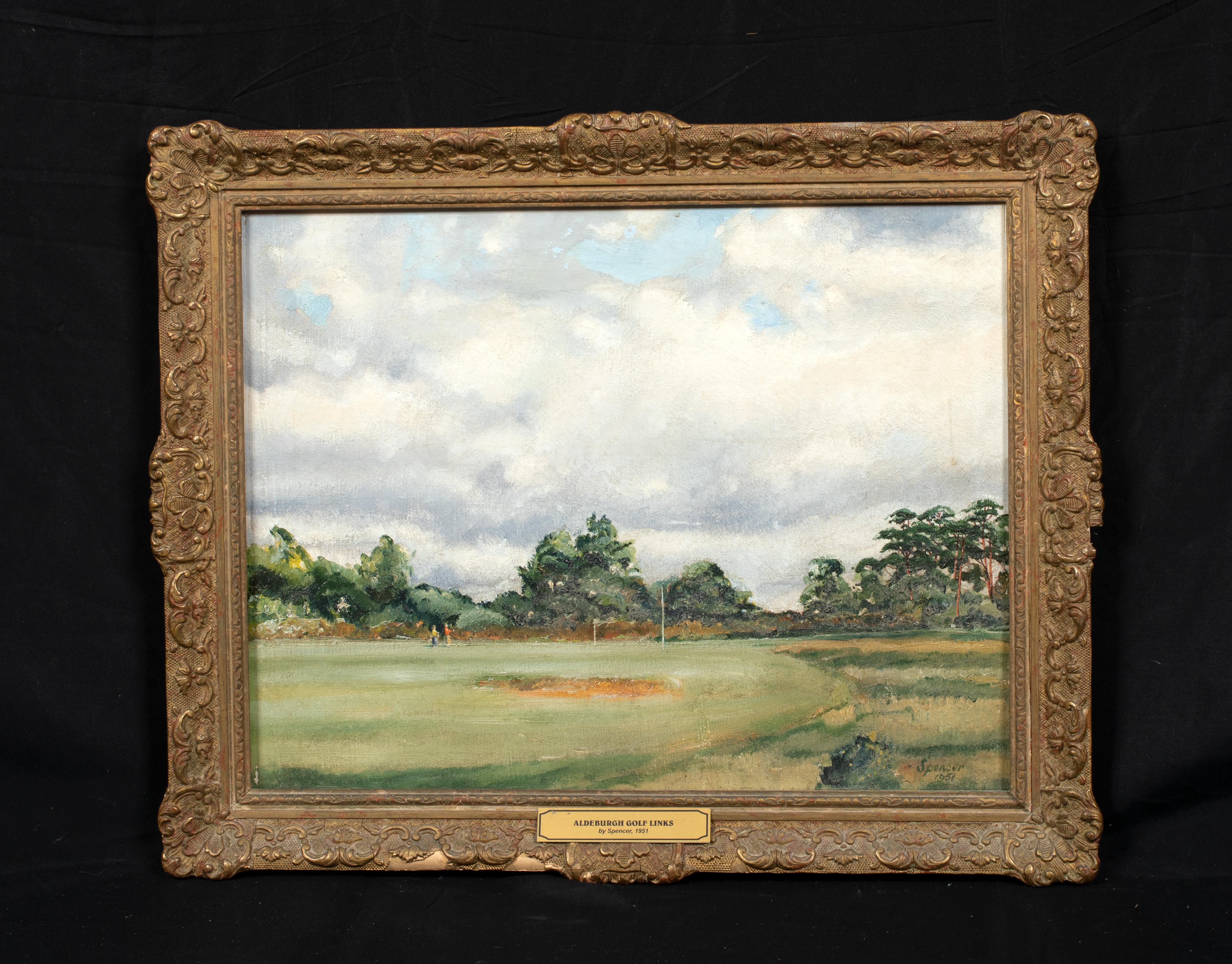 Portrait d'un terrain de golf d'Alabama, daté de 1951 - Painting de Unknown