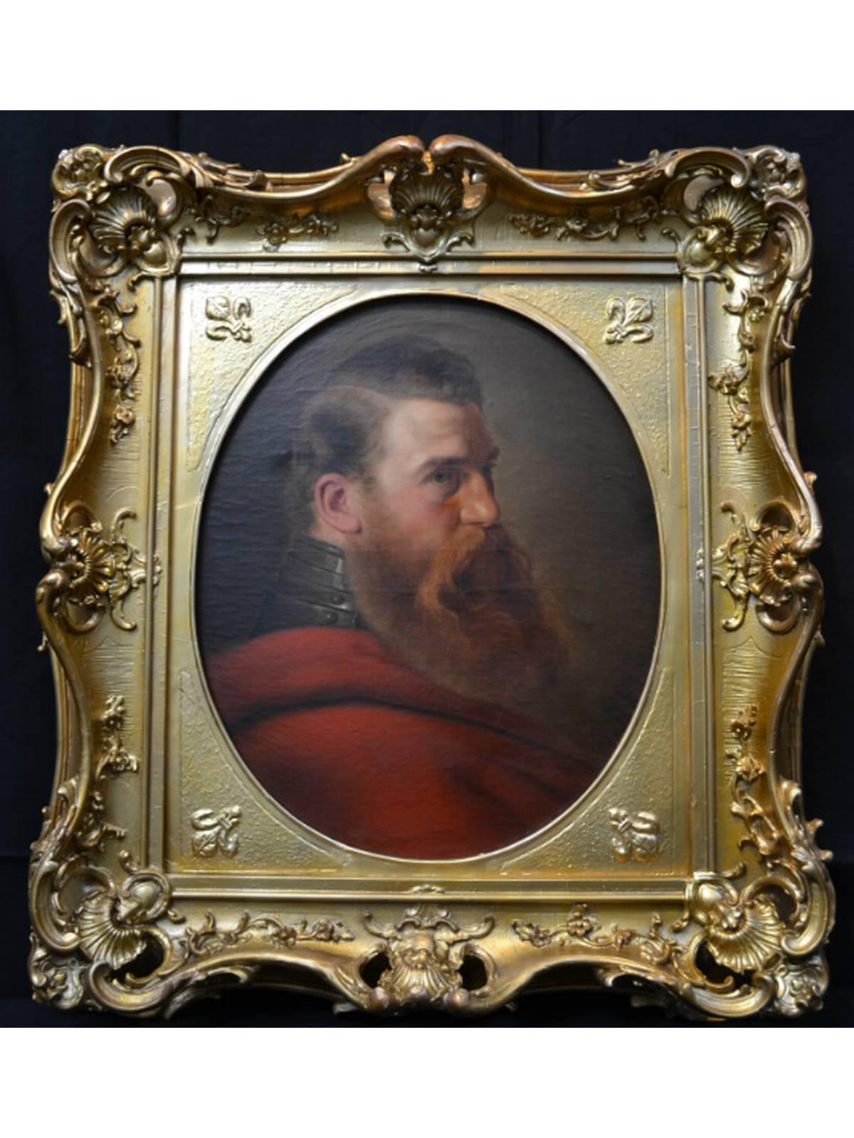 Portrait of a Bearded French Military Officer im Angebot 1