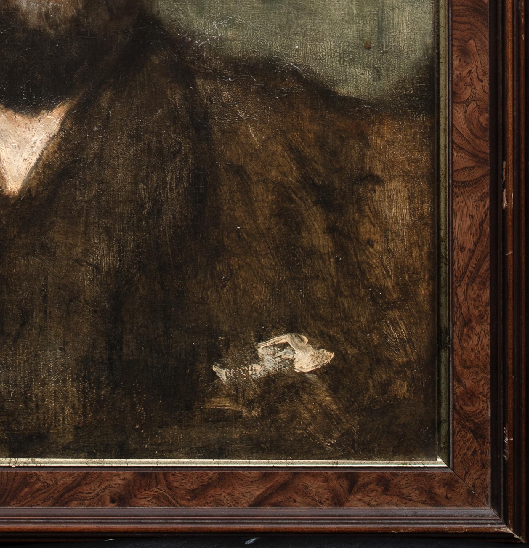 Porträt eines bärtigen Gentleman, 19. Jahrhundert

Die Schule von Edgar Degas (1834-1917)

Großes französisches impressionistisches Porträt eines bärtigen Mannes aus dem 19. Jahrhundert, Öl auf Leinwand. Ausgezeichnete Qualität und Zustand ca. 1875