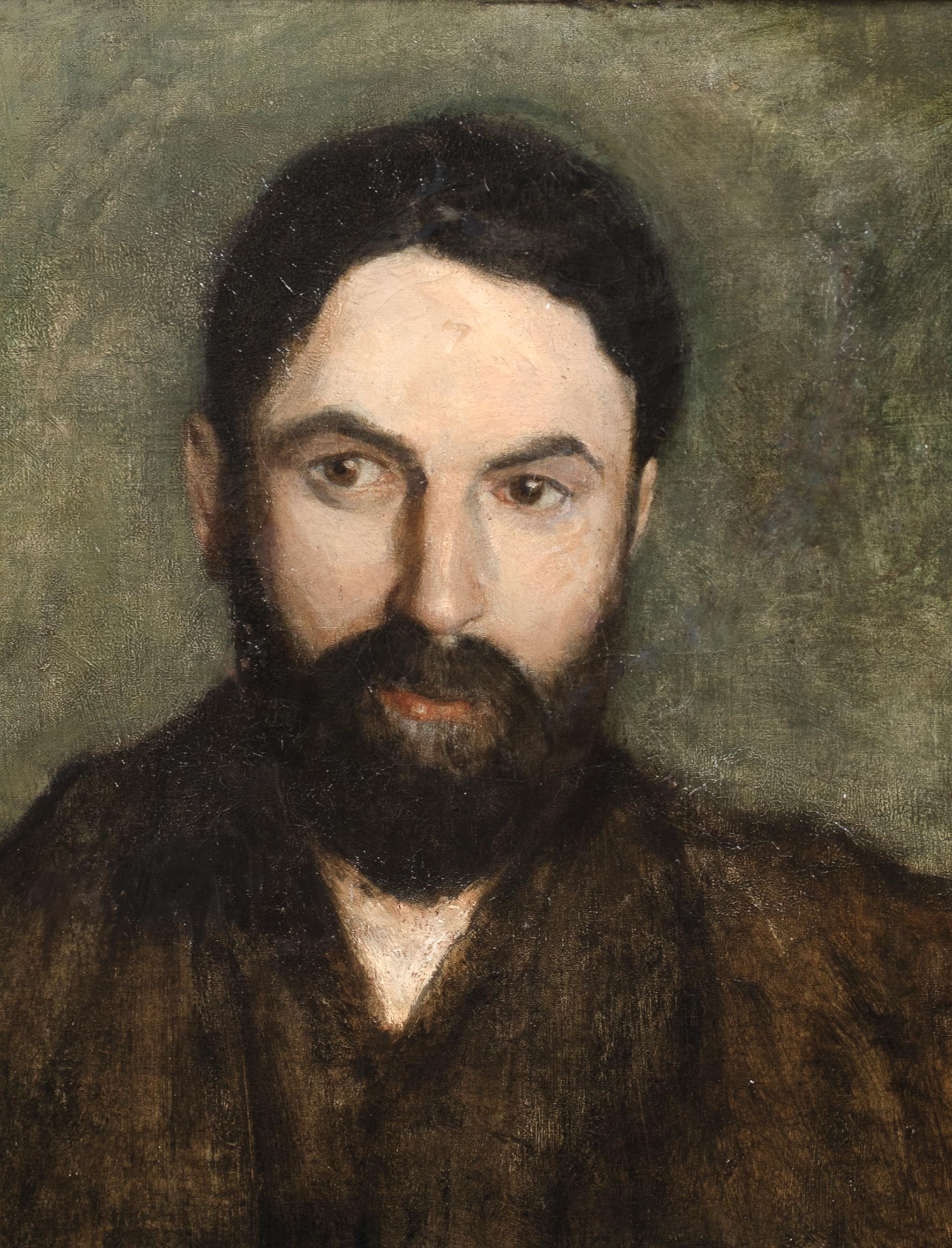Portrait of a Bearded Gentleman, 19th Century School of Edgar Degas (1834-1917) im Angebot 1