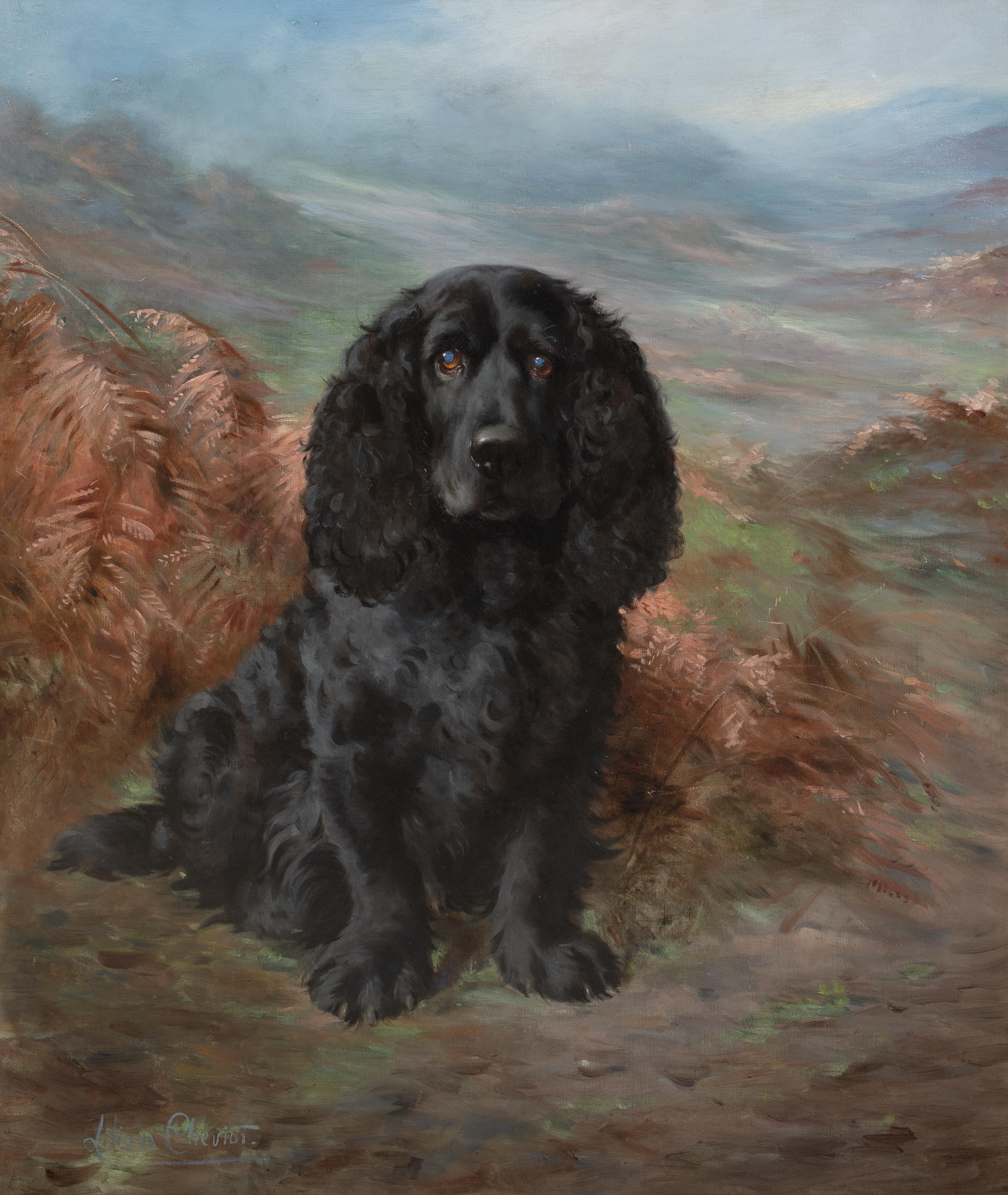 Ritratto di un Cocker Spaniel nero, XIX secolo

di Lilian CHEVIOT (1864-1932) vendite a 20.000 dollari

Grande ritratto inglese del XIX secolo di un Cocker Spaniel nero, olio su tela di Lilian Cheviot. Studio di qualità e condizioni eccellenti di un