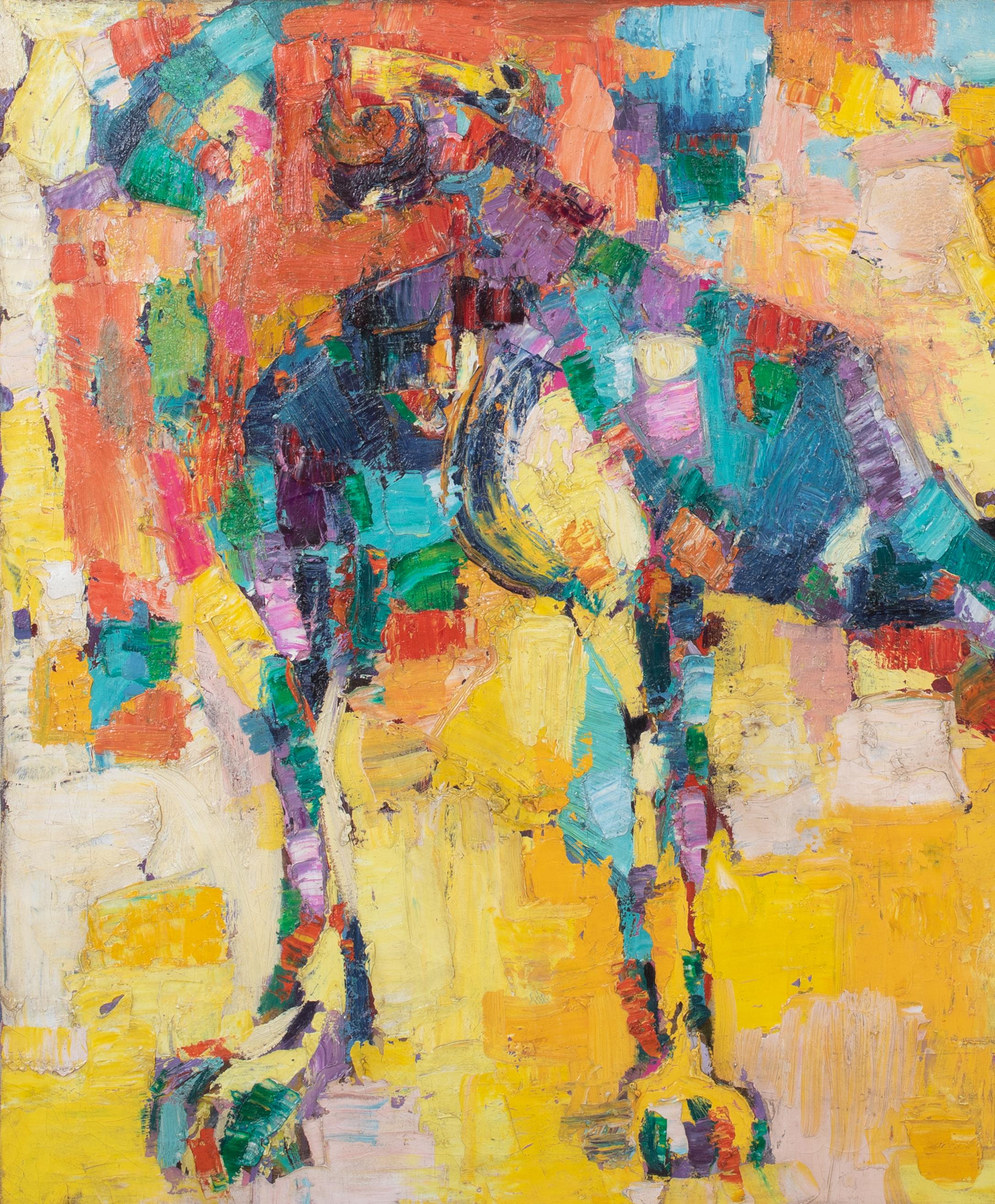 Portrait d'un chien de boxe, daté de 1960 par John Battenberg (1936-2013) en vente 2