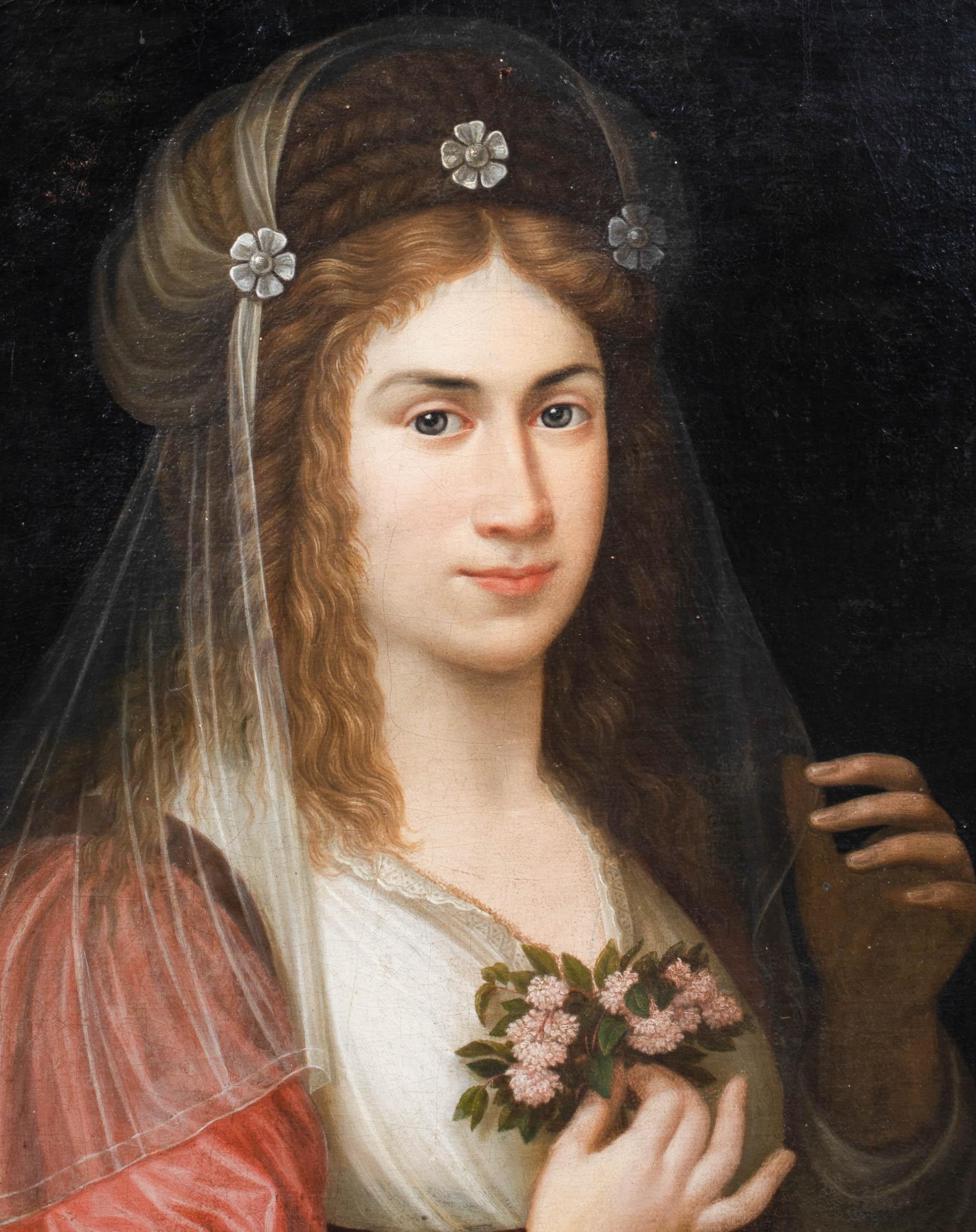 Ritratto di una sposa, XVII secolo  - Scuola Europea - stencil di Christies 4