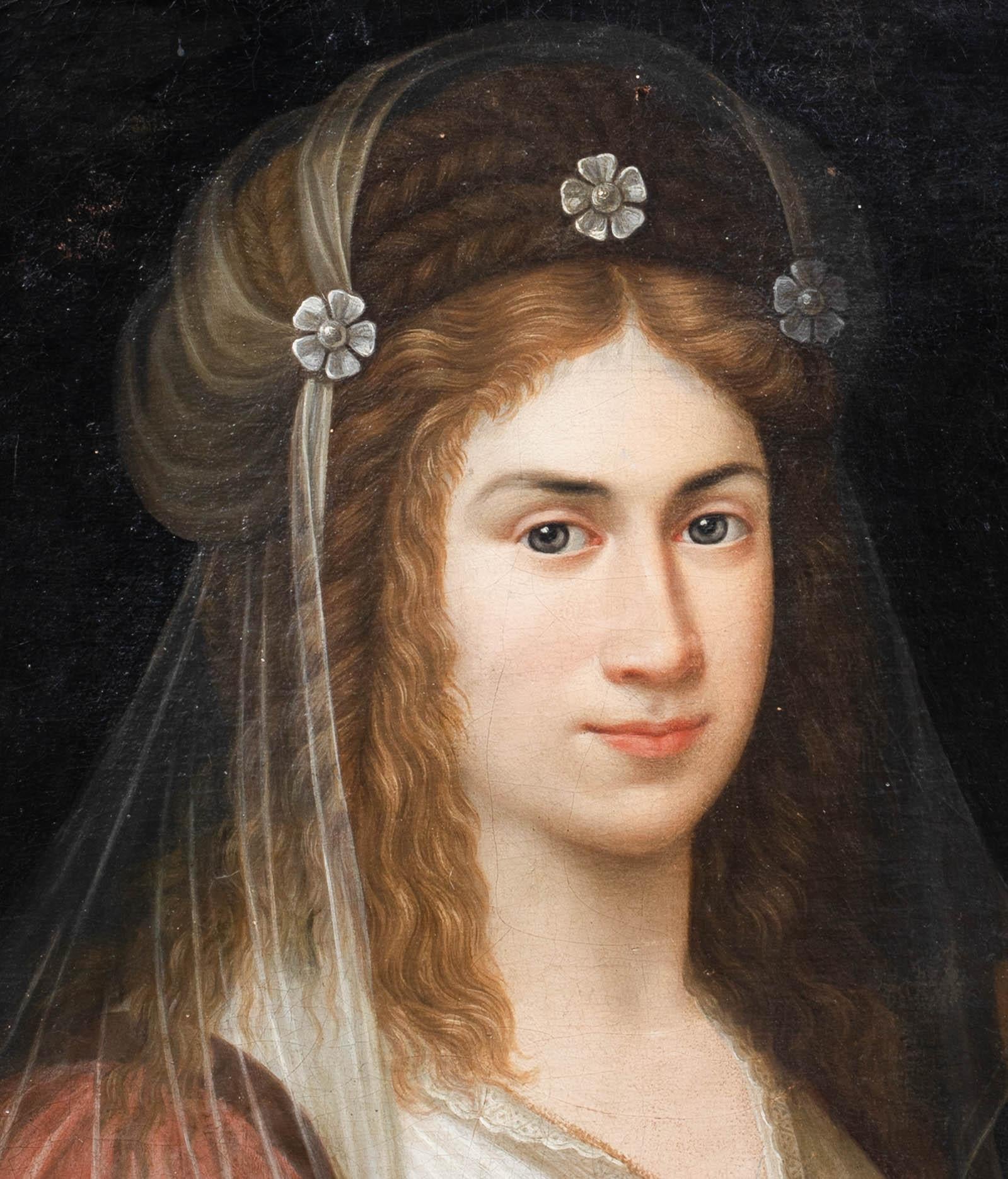 Ritratto di una sposa, XVII secolo  - Scuola Europea - stencil di Christies 5