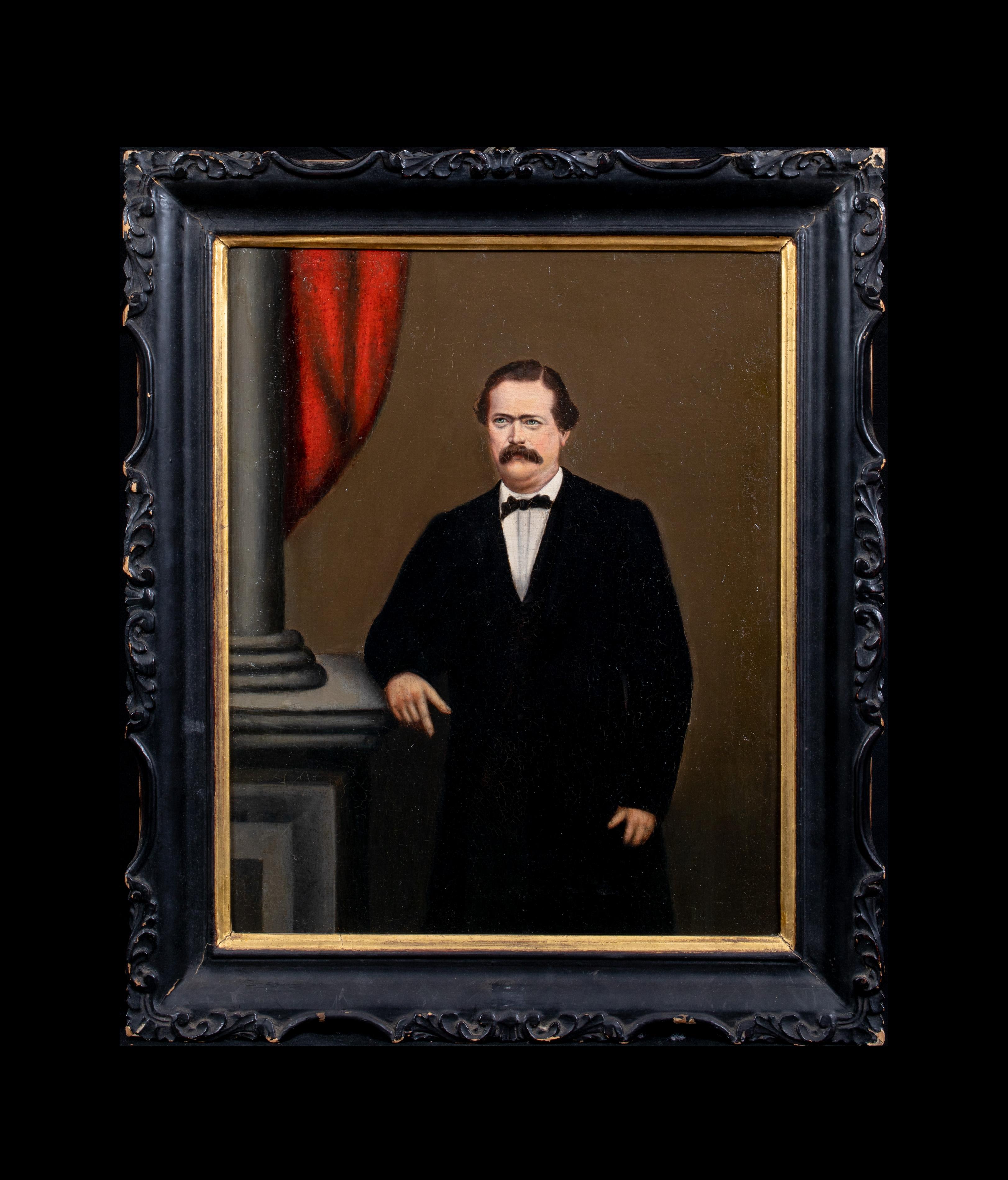 Portrait of a British Hong Kong Diplomat, circa 1890  Chinese School - - Painting by Unknown