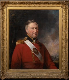 Portrait Of A British Military Officer, circa 1810 - Napoleonic Wars Era