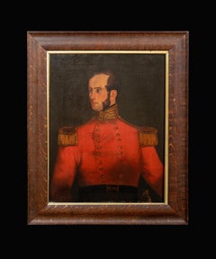 Portrait Of A British Officer, early 19th Century - Napoleonic Wars Era