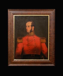 Portrait Of A British Officer, early 19th Century - Napoleonic Wars Era
