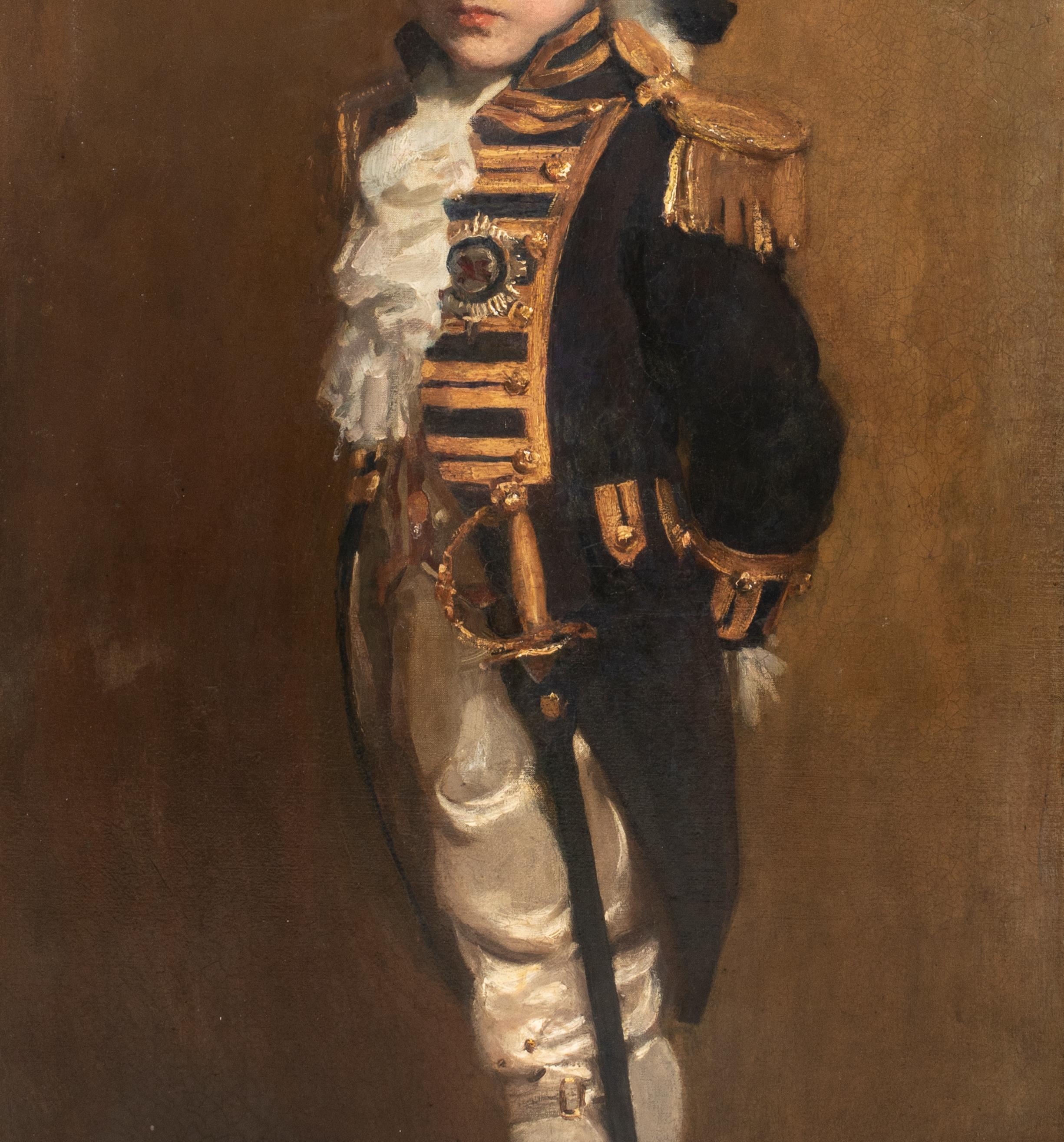  Porträt eines Kindes als Lord Nelson, 19. Jahrhundert   FRANK THOMAS COPNALL im Angebot 7