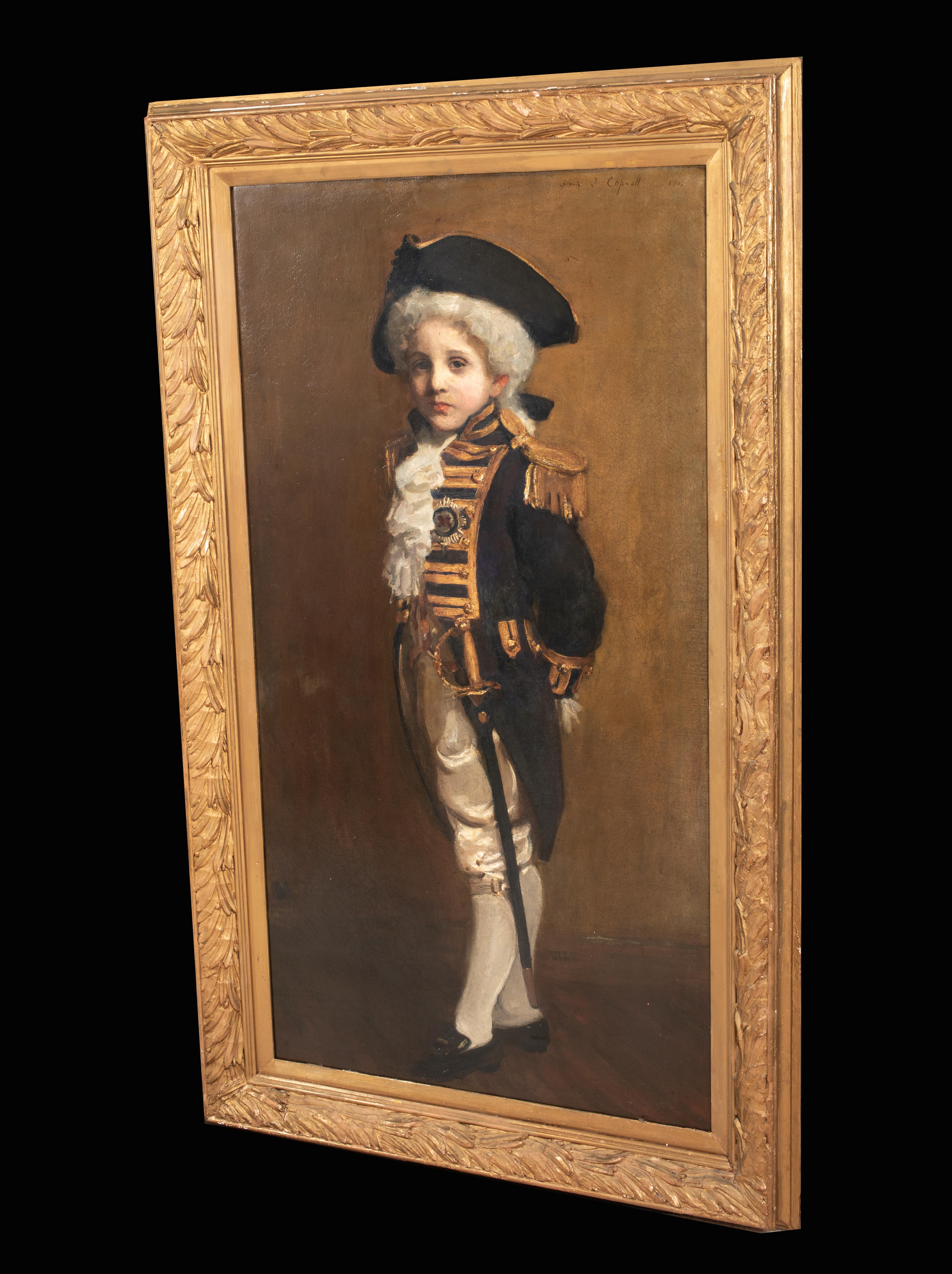  Portrait Of A Child As Lord Nelson, 19th Century   FRANK THOMAS COPNALL For Sale 3