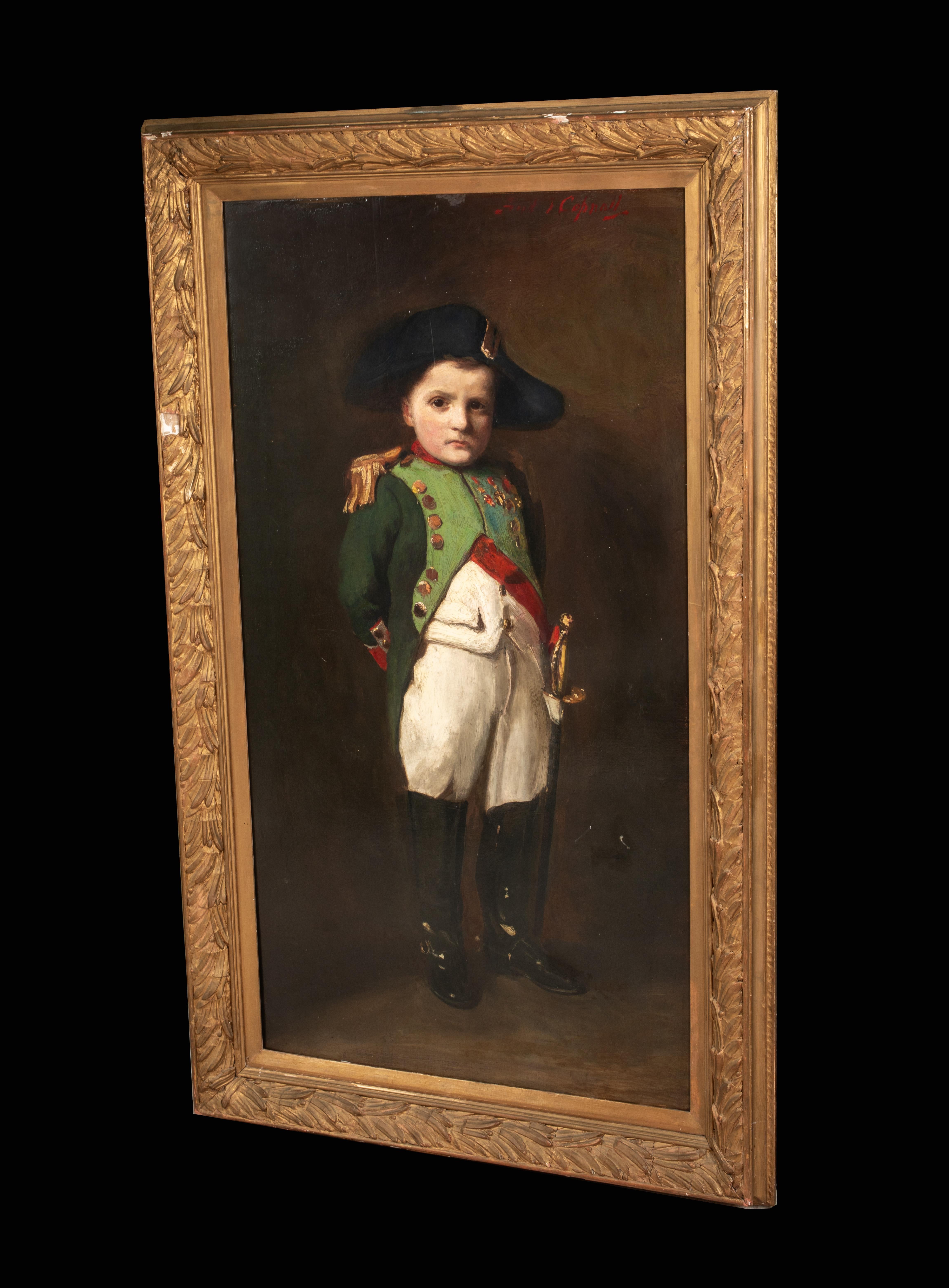 Portrait Of A Child As Napoleon Bonaparte, 19th Century   FRANK THOMAS COPNALL  For Sale 2
