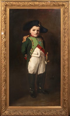 Portrait d'un enfant en Napoléon Bonaparte, 19e siècle   FRANK THOMAS COPNALL 