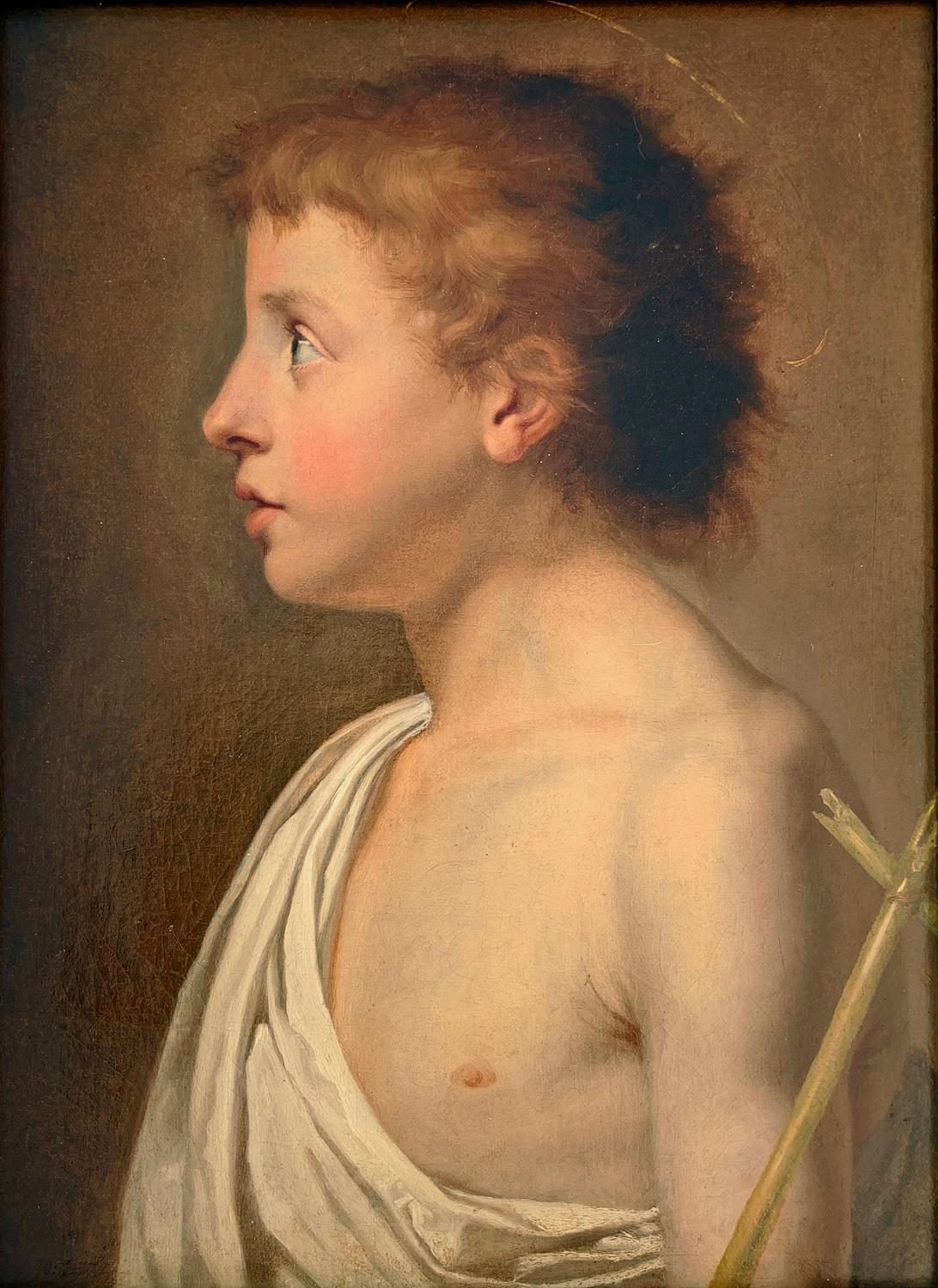Portrait européen du XVIIIe siècle d'un Child & Child Saint Johns - Painting de Unknown