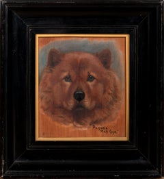 Portrait of a Chow Dog "Pagoda Mah Gye", 19th Century