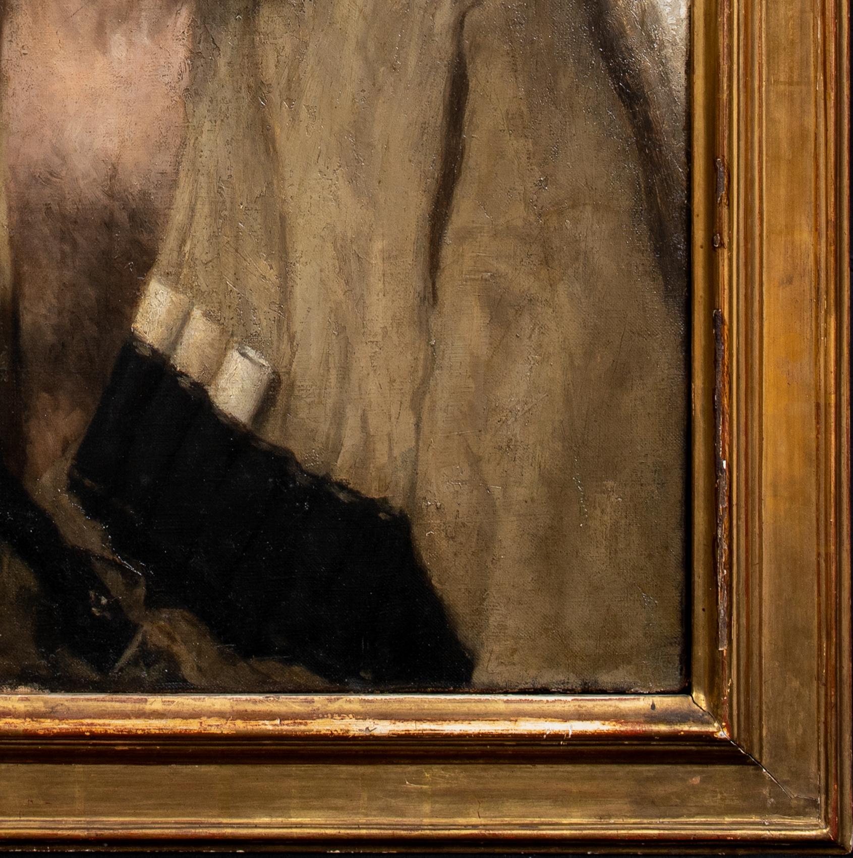 Ritratto di un  Guerriglia circassa, XIX secolo

Russian School

Grande ritratto di guerrigliero circasso della Russian School del XIX secolo, olio su tela. Ritratto storico di notevole qualità di un soldato stanco, che indossa la sua papakha e si