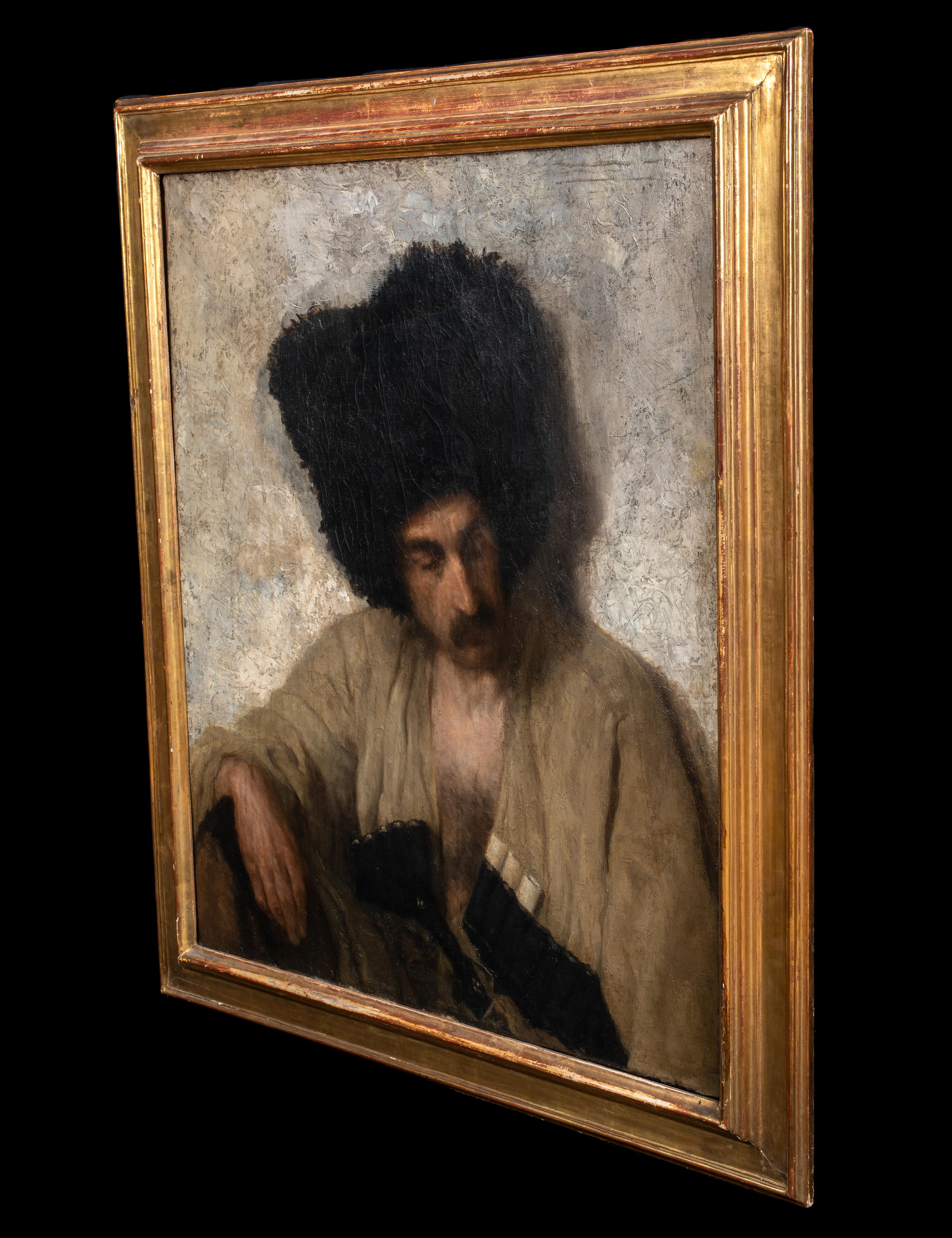 Portrait Of A Circassian Guerilla, 19th Century Russian School - Turkish History For Sale 3