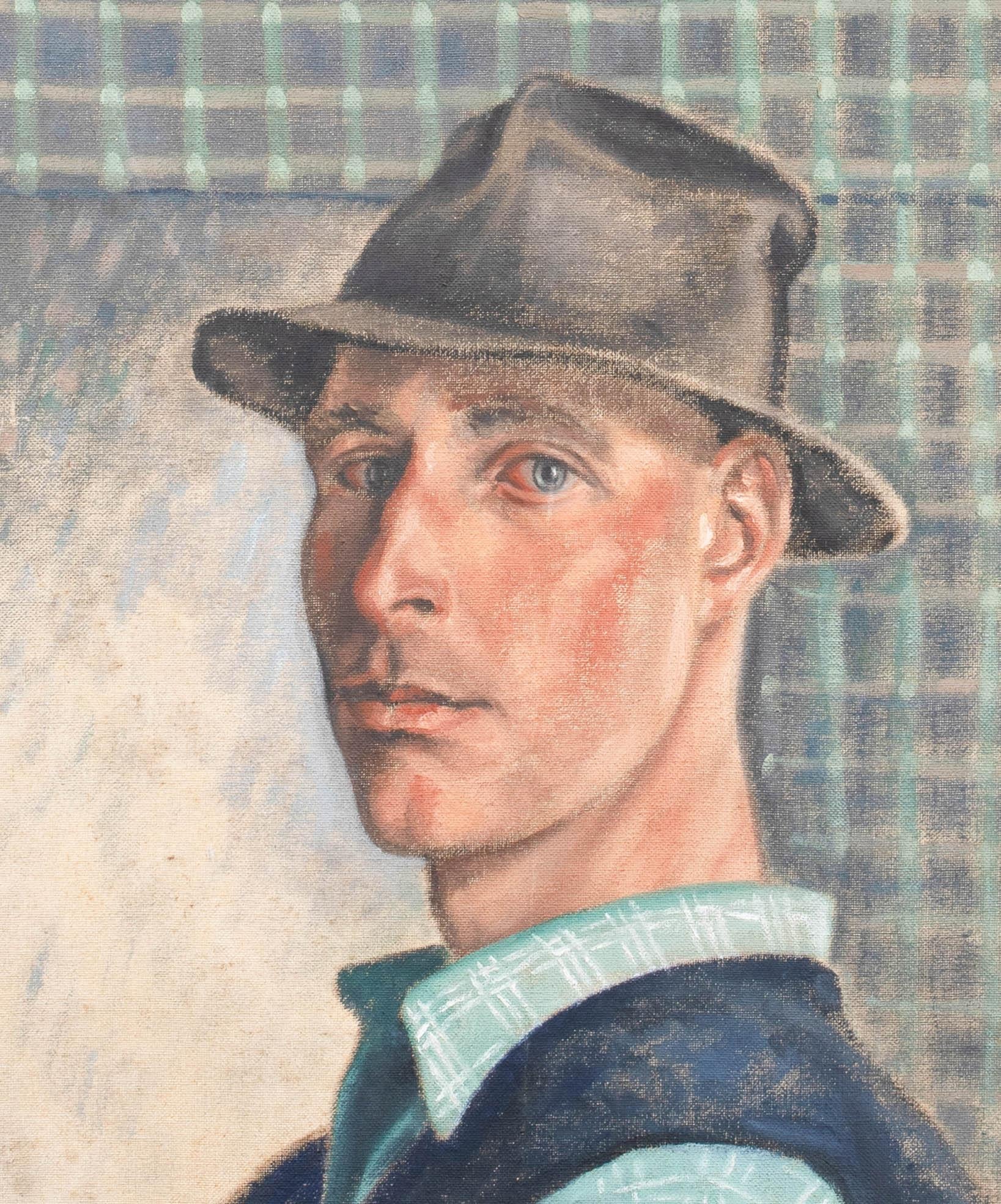 Portrait Of A Country Gentleman, early 20th Century  by Charles Edwin Andrew For Sale 2