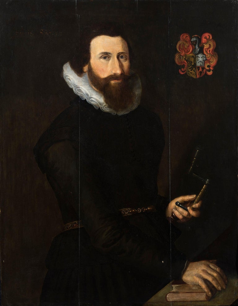 Unknown Portrait Painting - Portrait of a Crossbowman