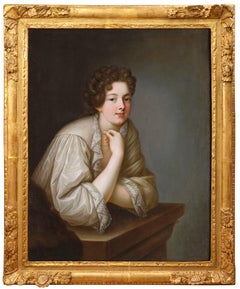 Portrait of a Duchess of Humières, French, late 17th century