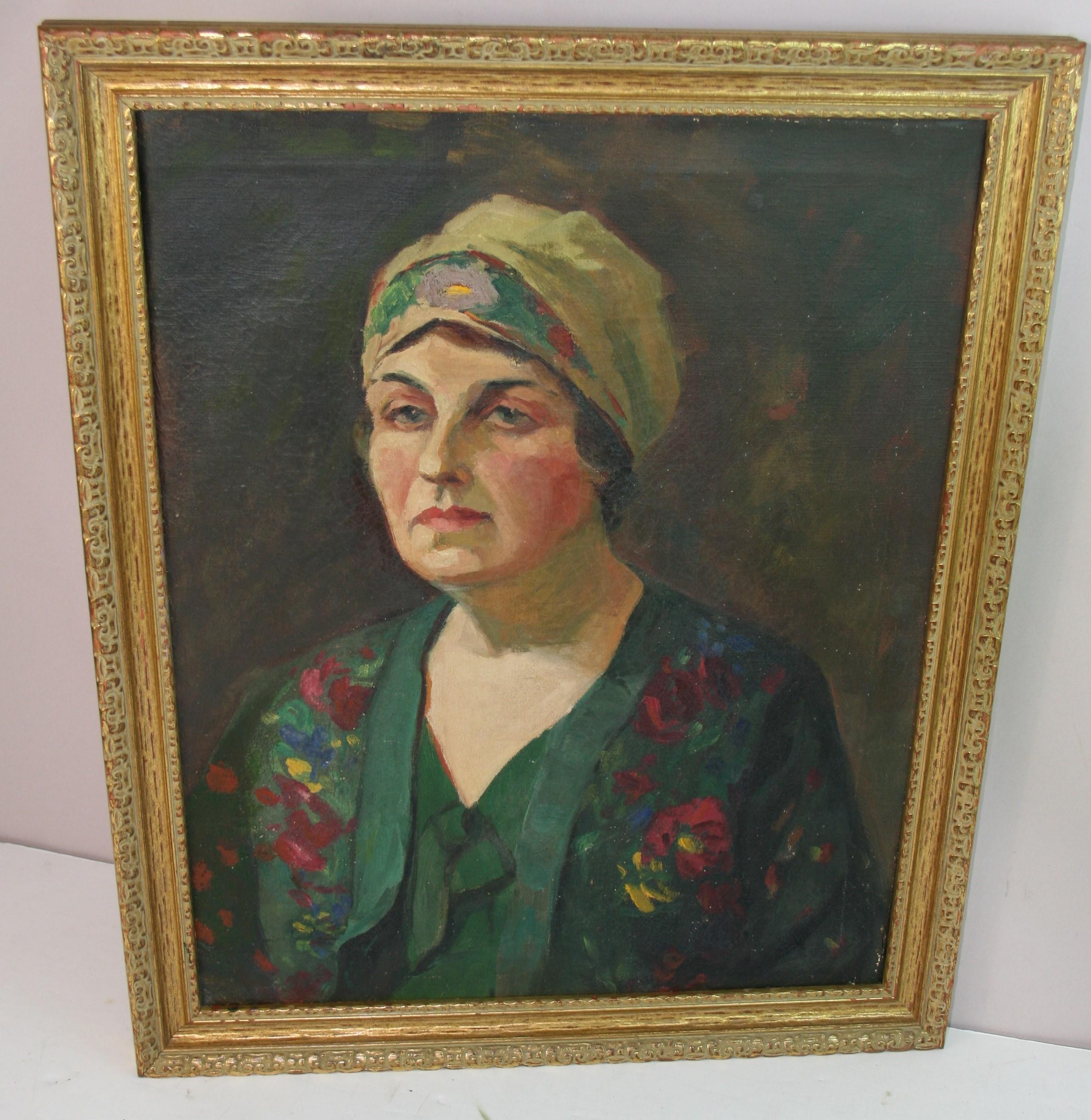 Portrait Of a French Aristricatic Lady - Painting by Unknown
