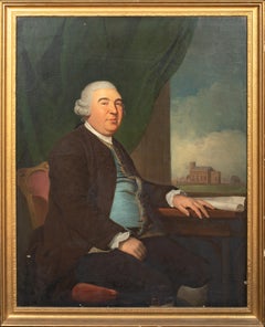 Portrait Of A Gentleman, circa 1750