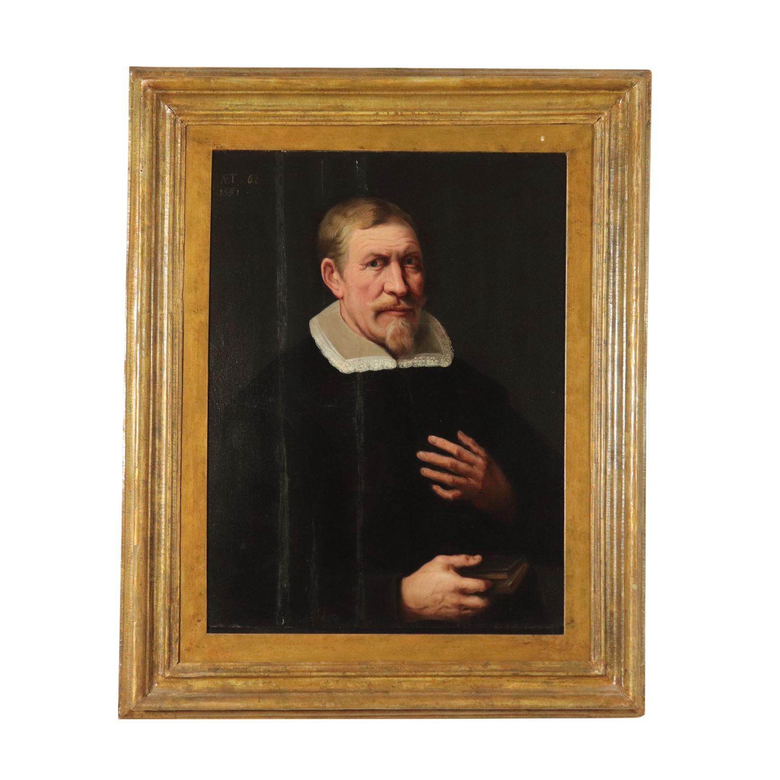 Unknown Portrait Painting - Portrait of a Gentleman, Flemish School, 17th Century
