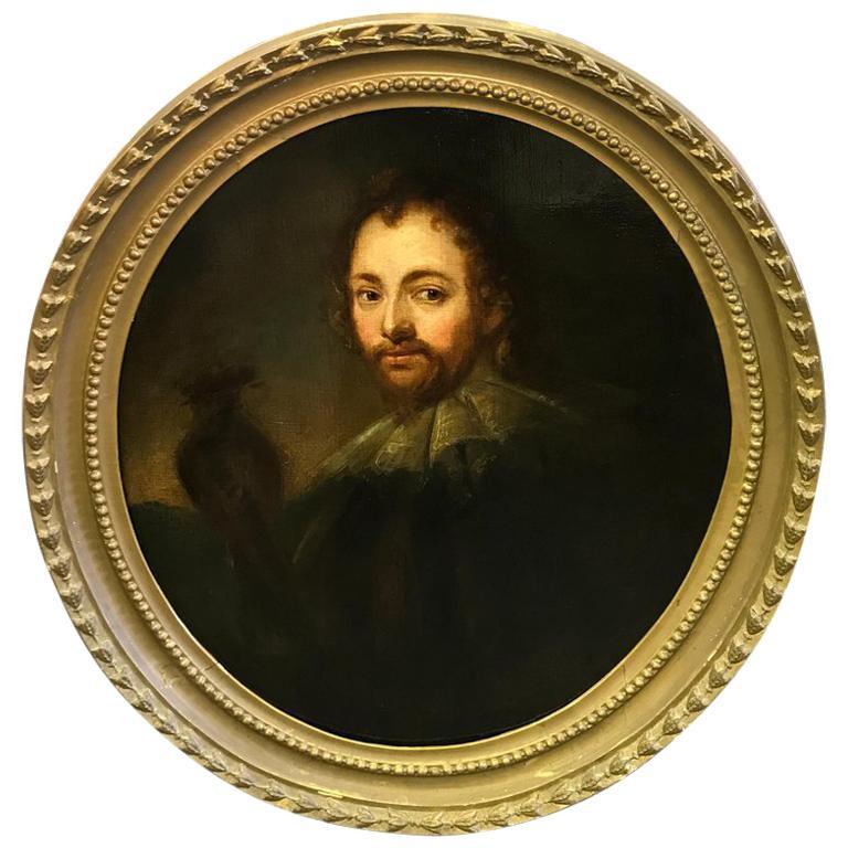 Unknown Portrait Painting - Portrait of a Gentleman