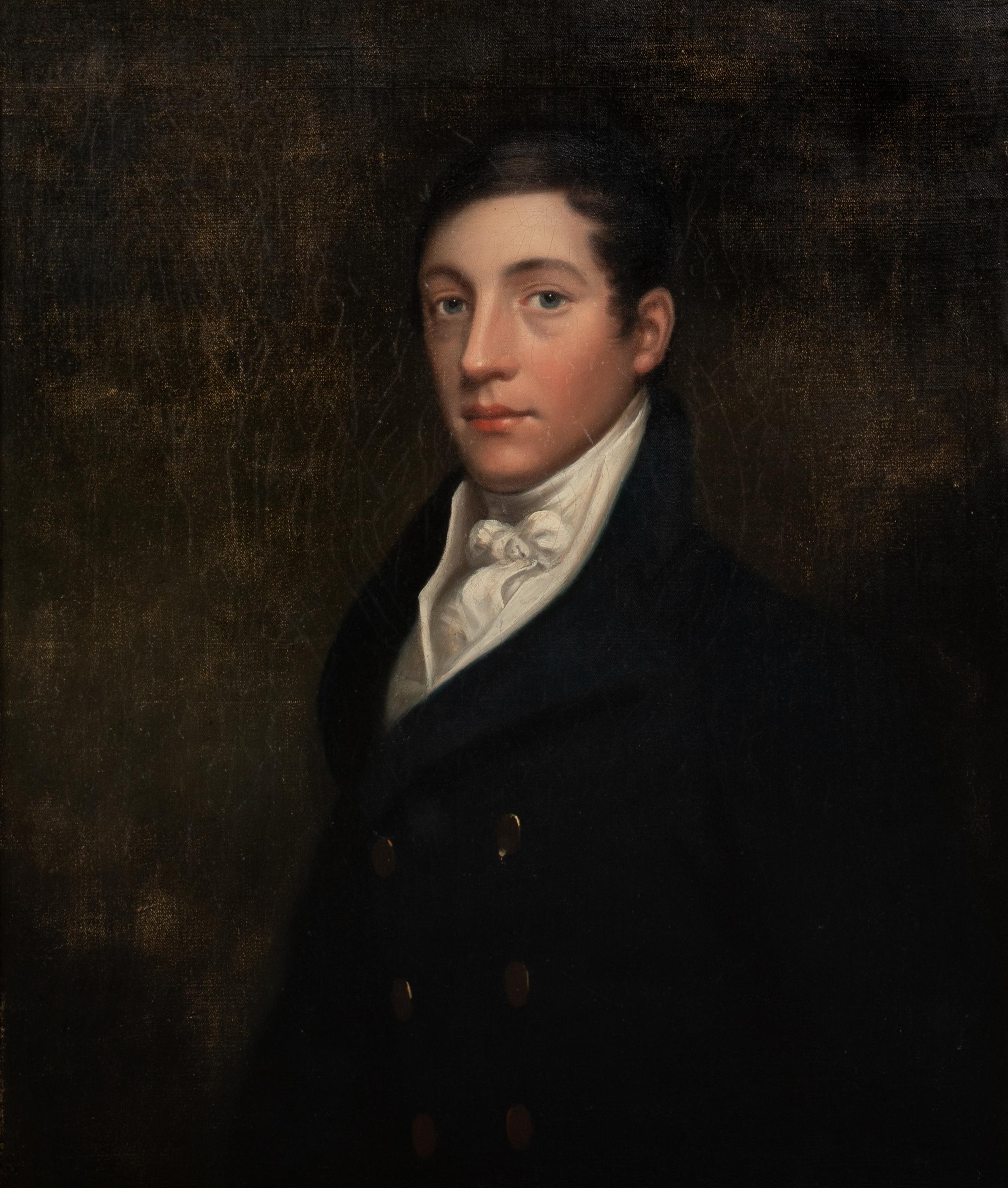 Ritratto di un gentiluomo identificato come il signor Thomas Ash, 1810 ca. 

attribuito a Samuel LANE (1780-1859)

Grande ritratto di un gentiluomo del XIX secolo, identificato come Thomas Ash, olio su tela. Ritratto di qualità eccellente e in buone