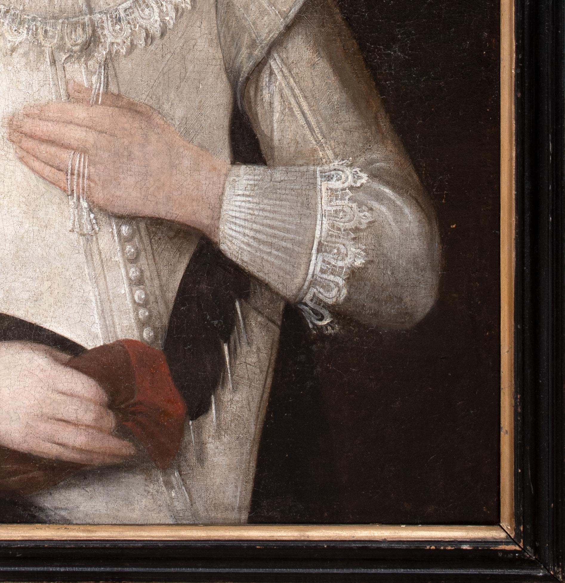 Portrait Of A Gentleman, identified as Robert Carr, Earl Of Somerset (1587-1645), 17th Century

English Court Portrait dated 1625

Large 17th Century English Court Portrait, possibly of Robert Carr, Earl Of Somerset, oil on canvas. Half length