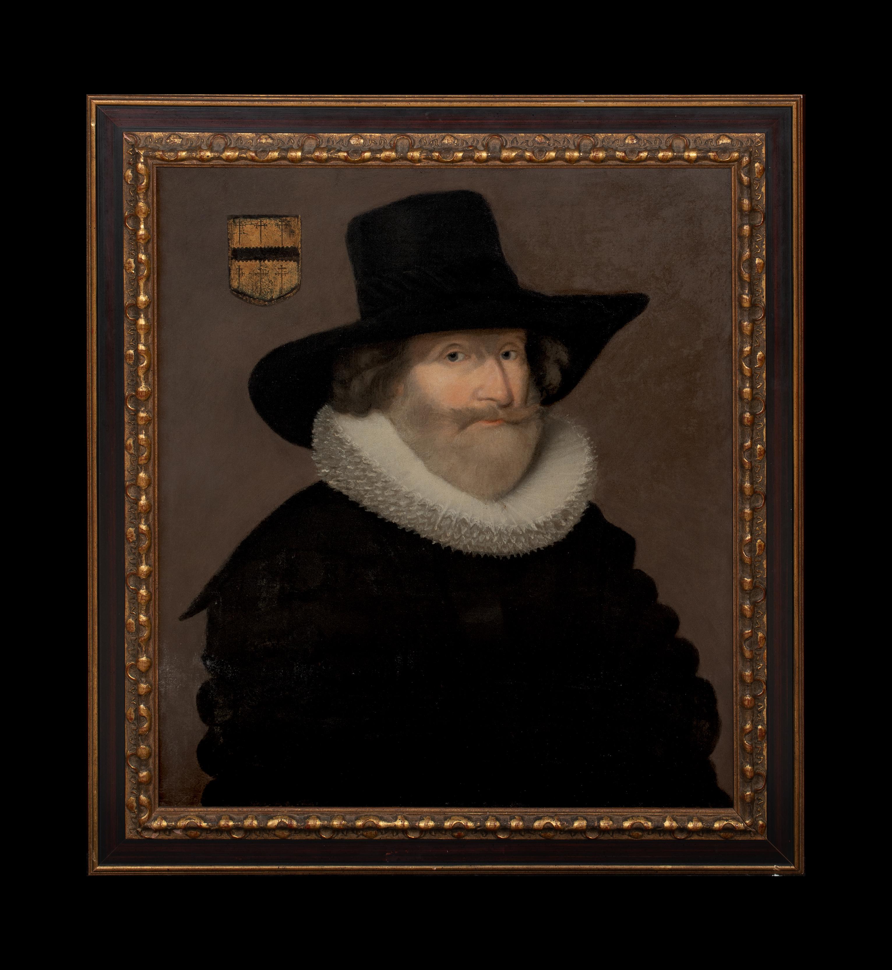 Portrait Of A Gentleman Of The Van Campen Family, 17th Century    - Painting by Unknown