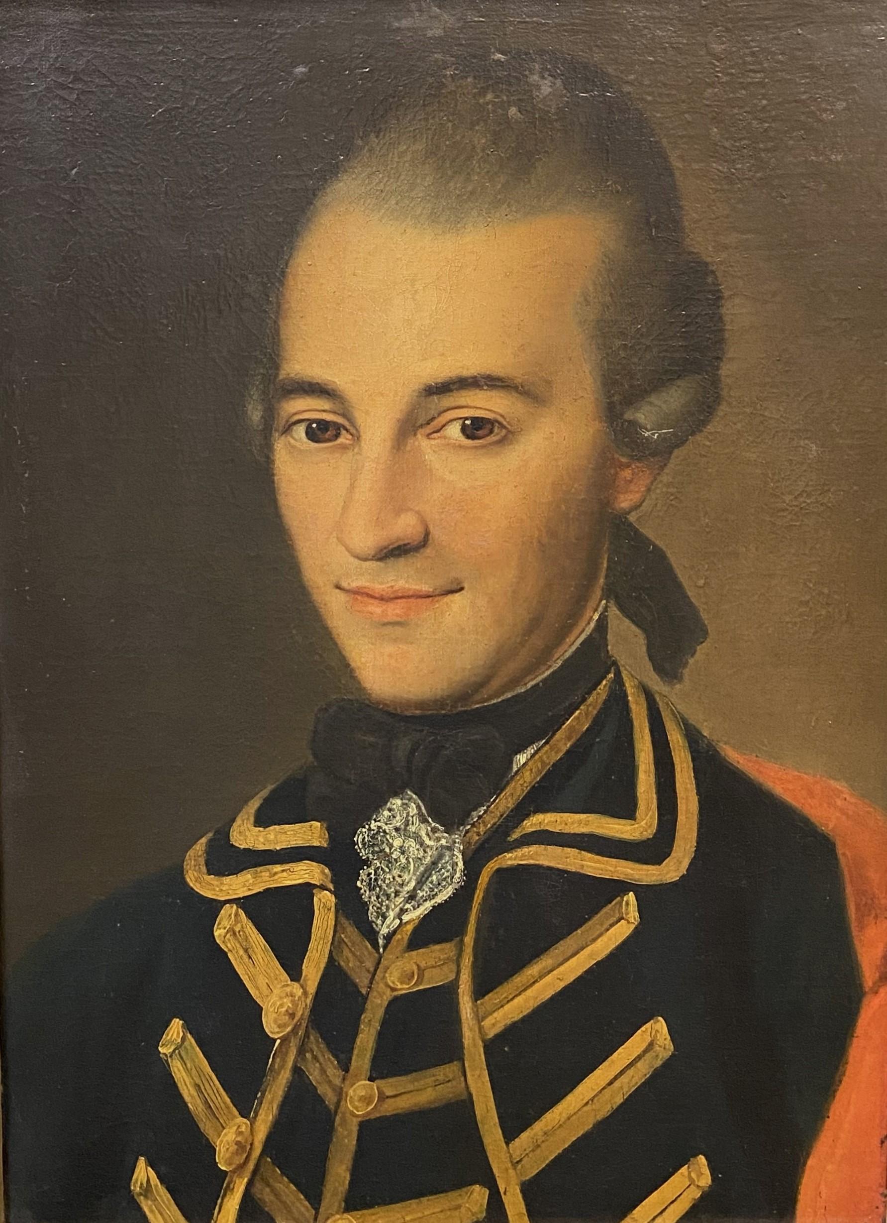 Portrait d'un gentleman, probablement allemand - Painting de Unknown