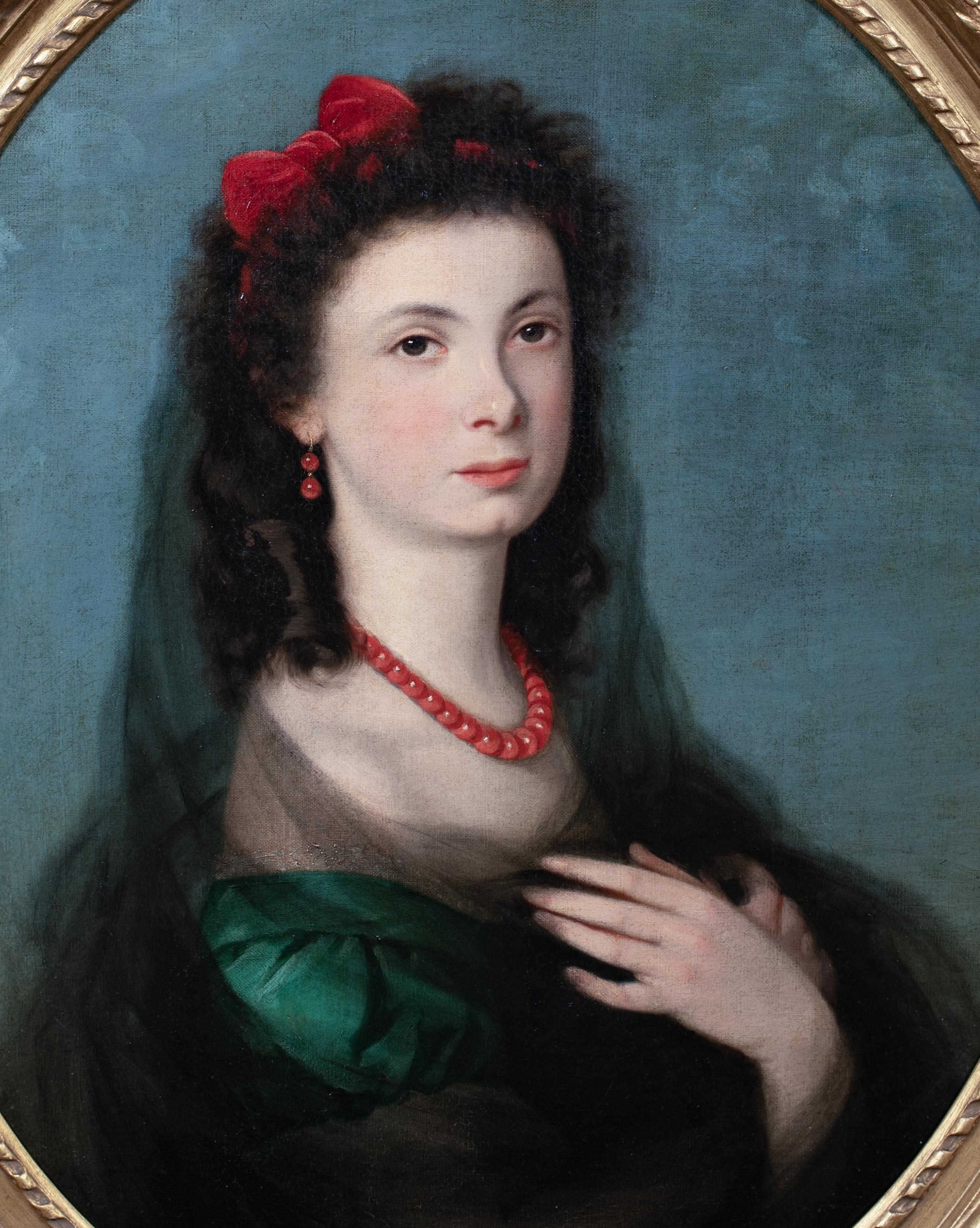 Portrait of A Girl, 19th Century  Italian / Spanish School For Sale 1
