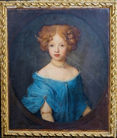 Portrait Of A Girl In A Blue Dress, 17th Century