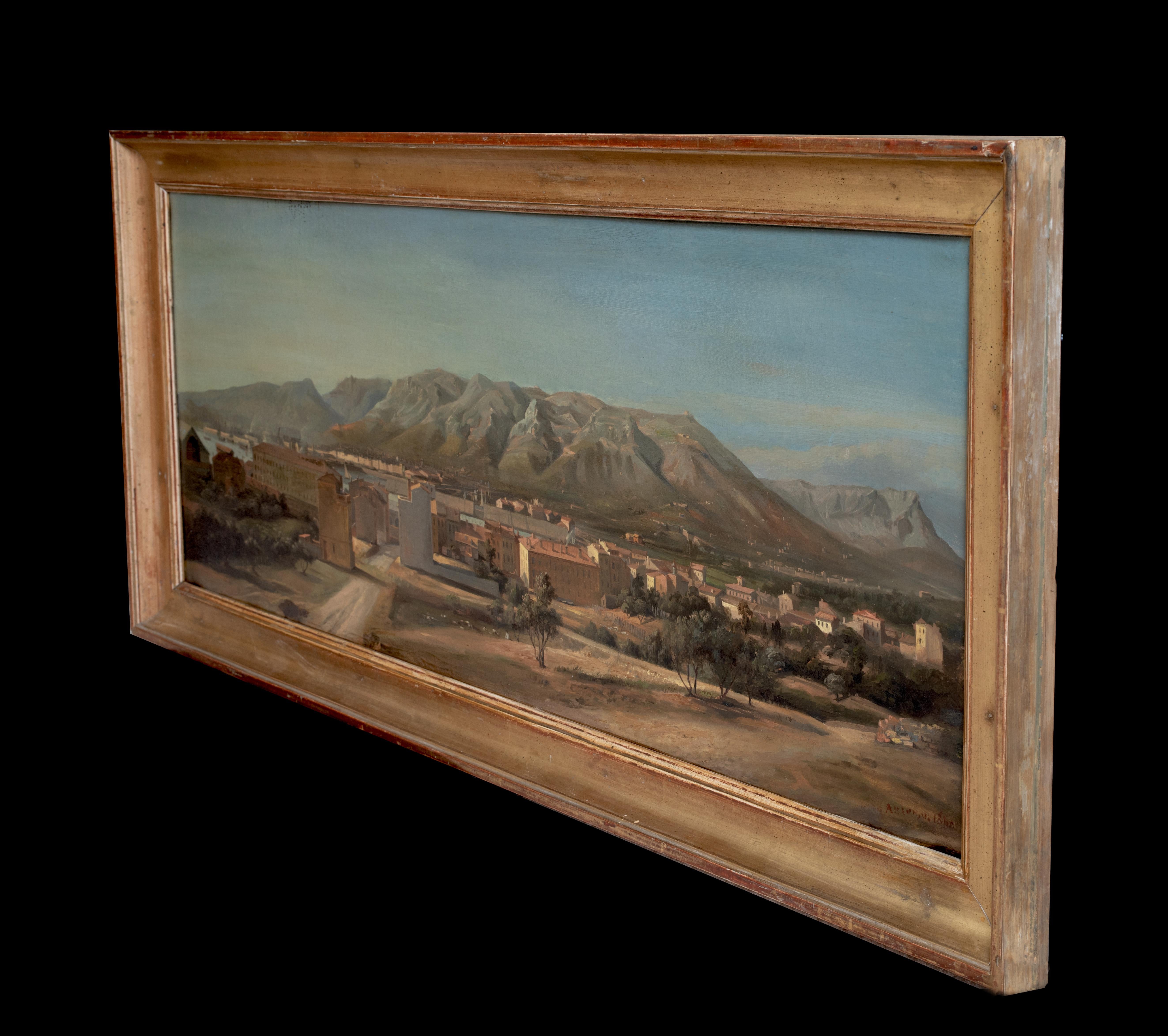 View of Toulon, France, dated 1848  signed indistinctly For Sale 4