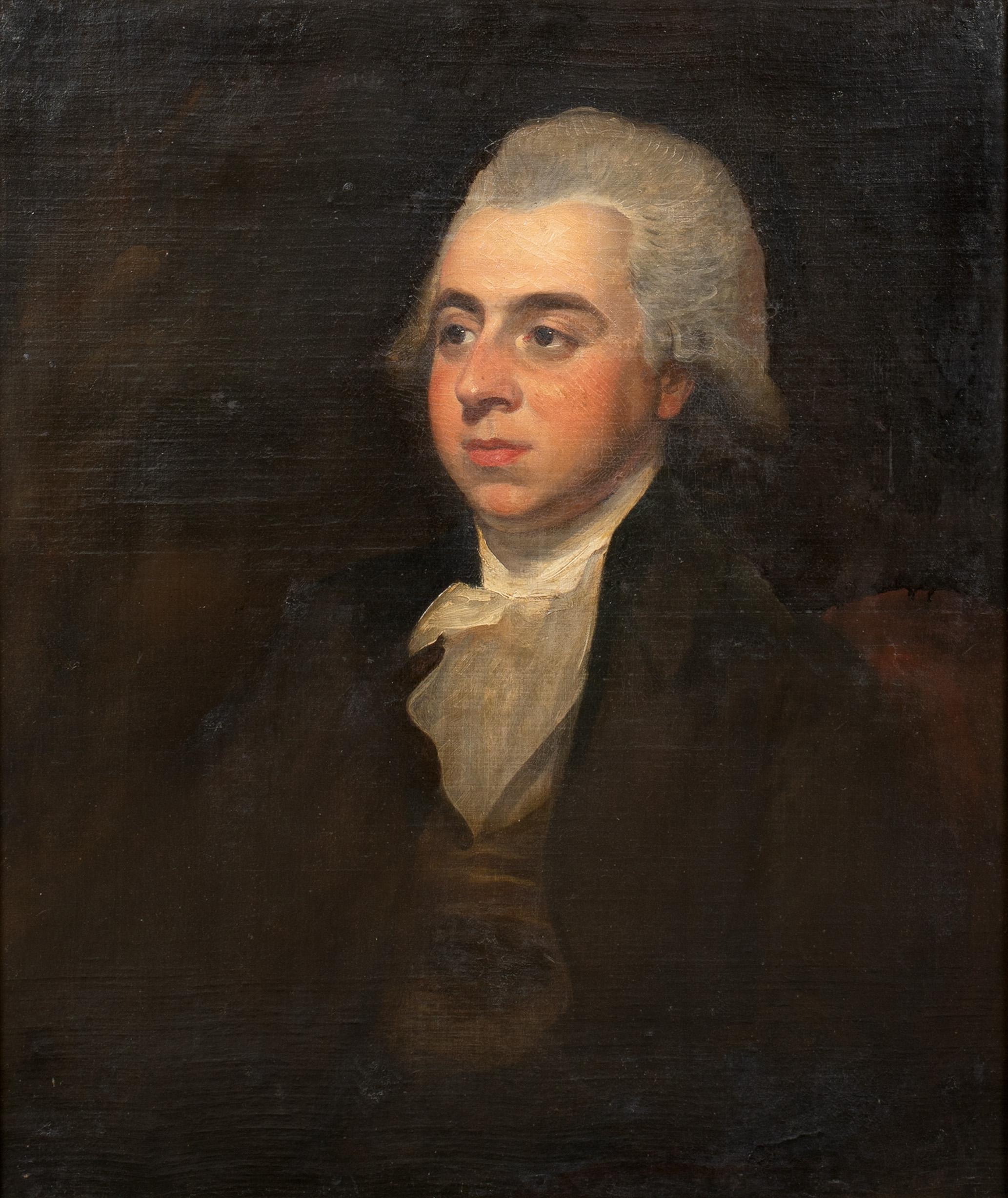 Unknown Portrait Painting - Portrait Of A John Curtis, Mile End Whiskey Distillery East London, 18th Century