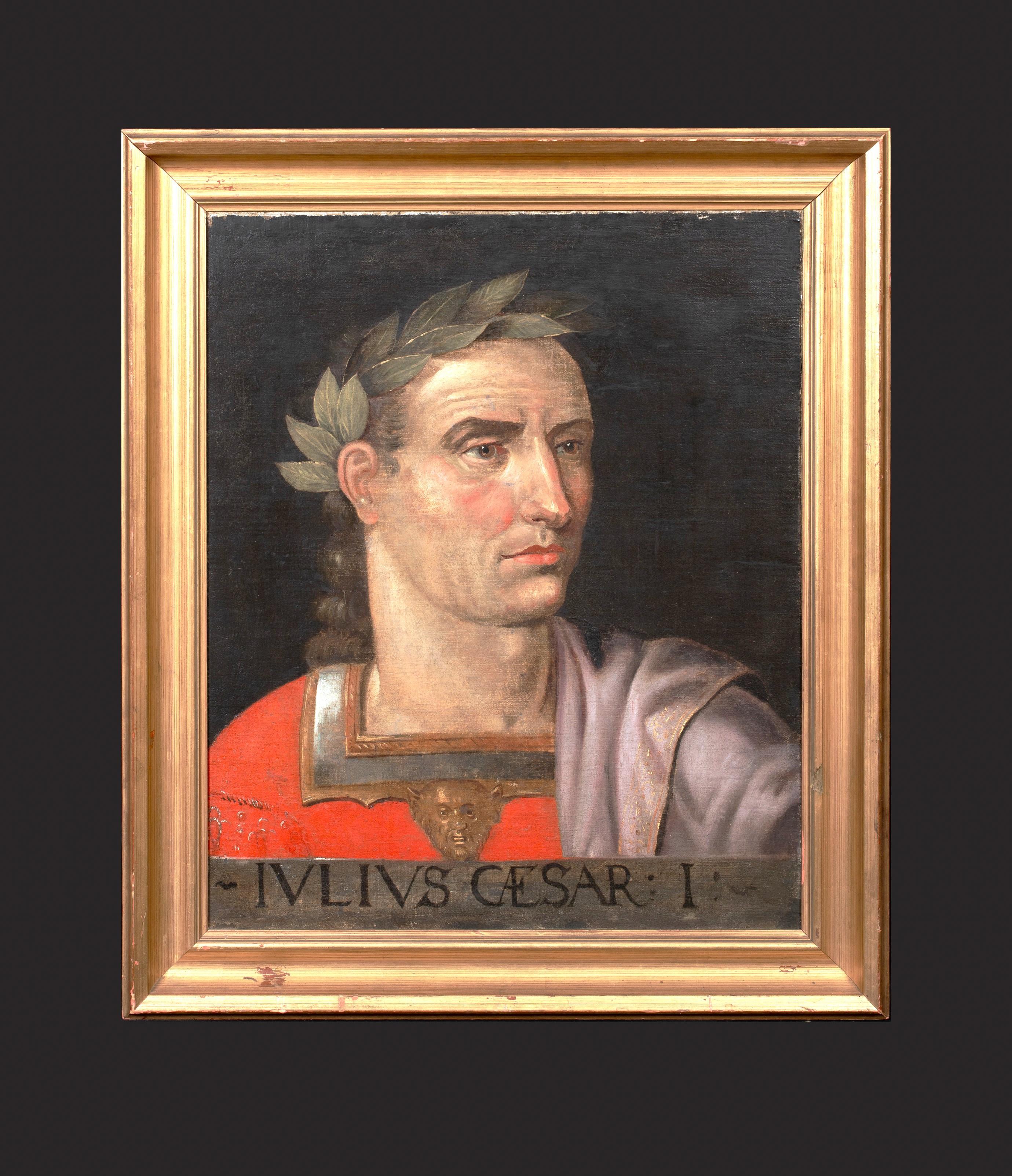 Ritratto di Giulio Cesare, XVII secolo  Scuola italiana - Raro ritratto giovanile - Painting di Unknown