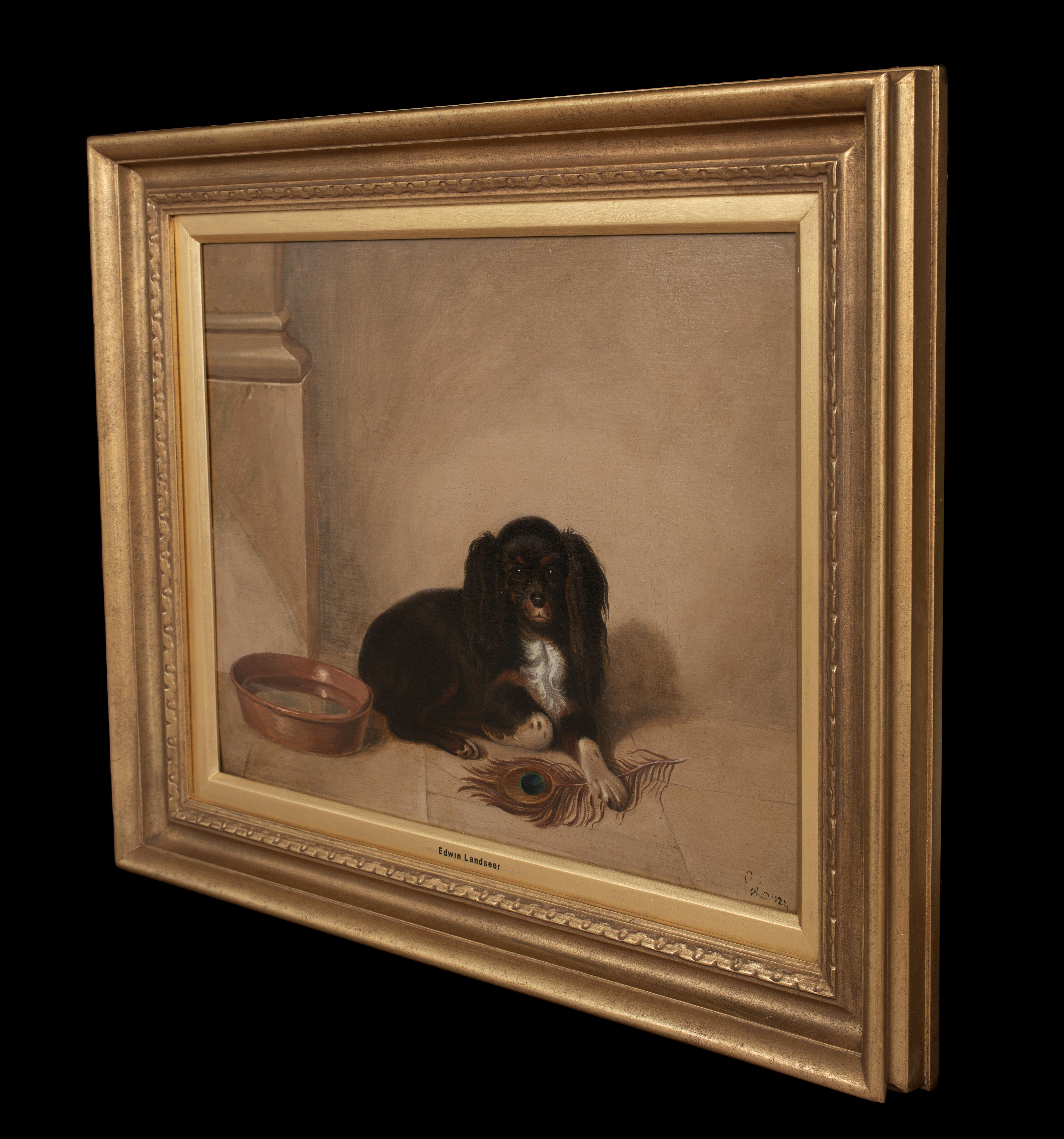 Portrait Of A King Charles Spaniel, 19th century SIR EDWARD LANDSEER (1802-1873) For Sale 5