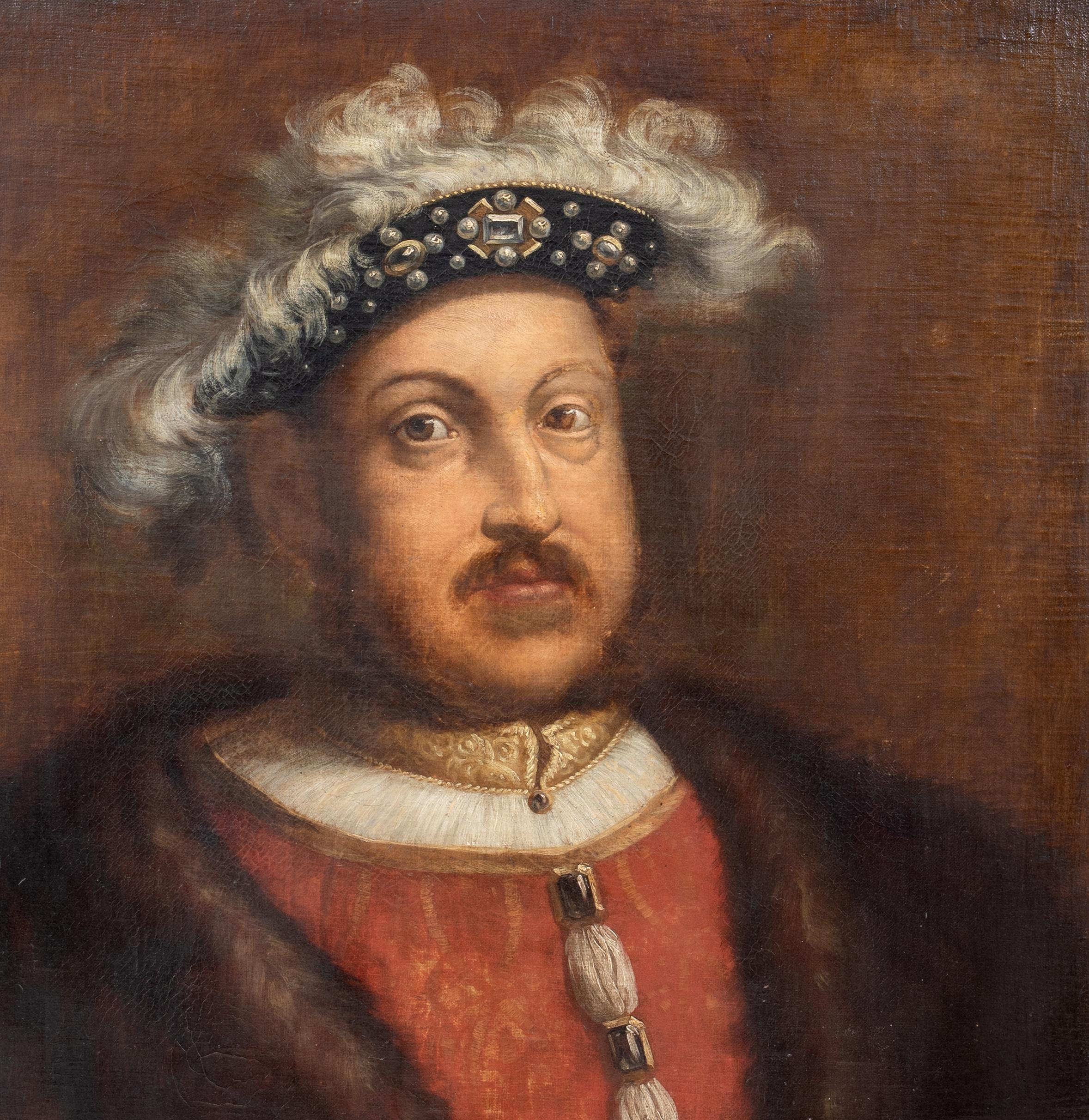 Portrait Of A King Henry VIII (1491-1547), 17th Century  For Sale 2